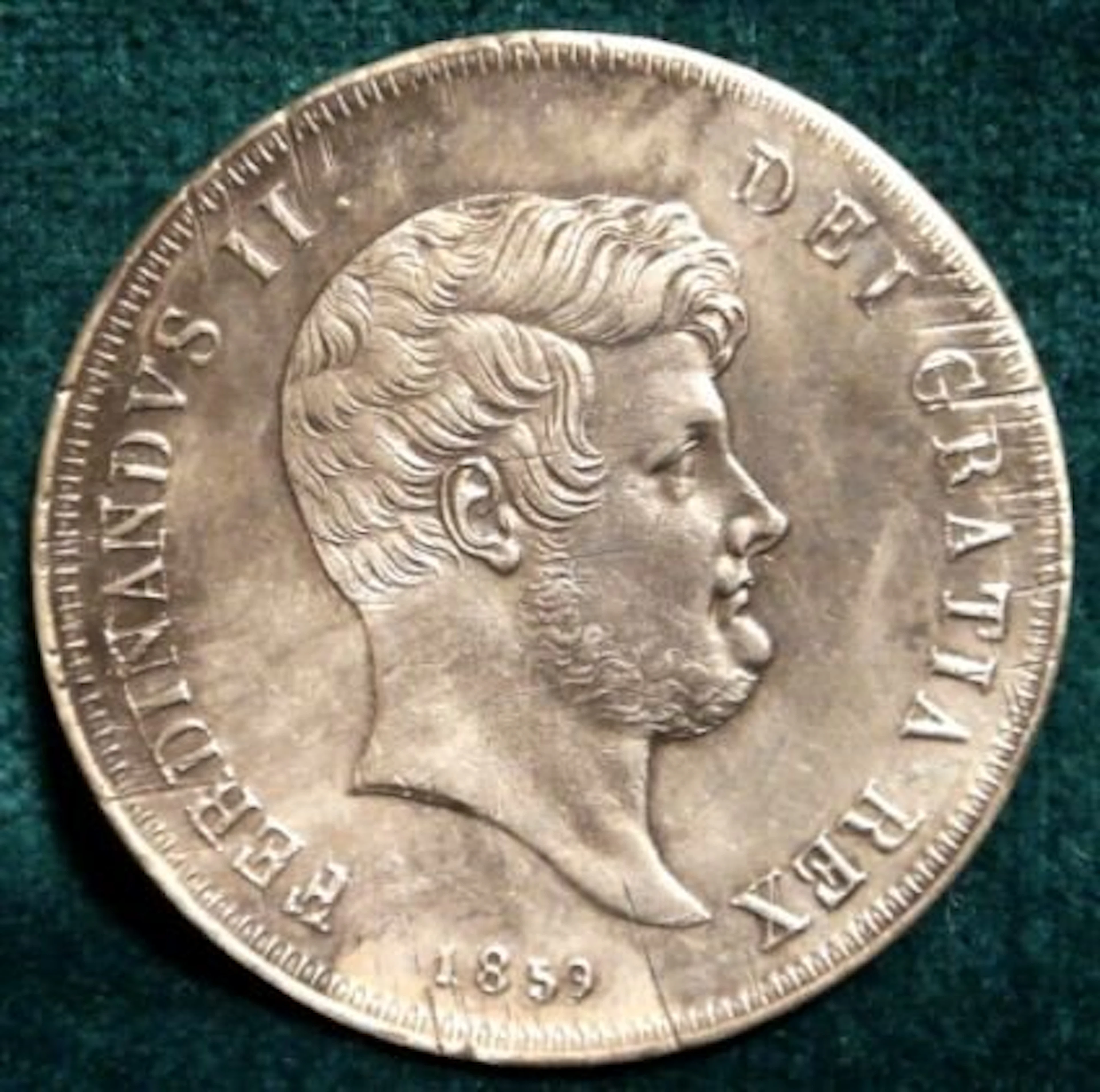 Italy, Kingdom of Two Sicilies Ferdinando II di Borbone (1830-1859)