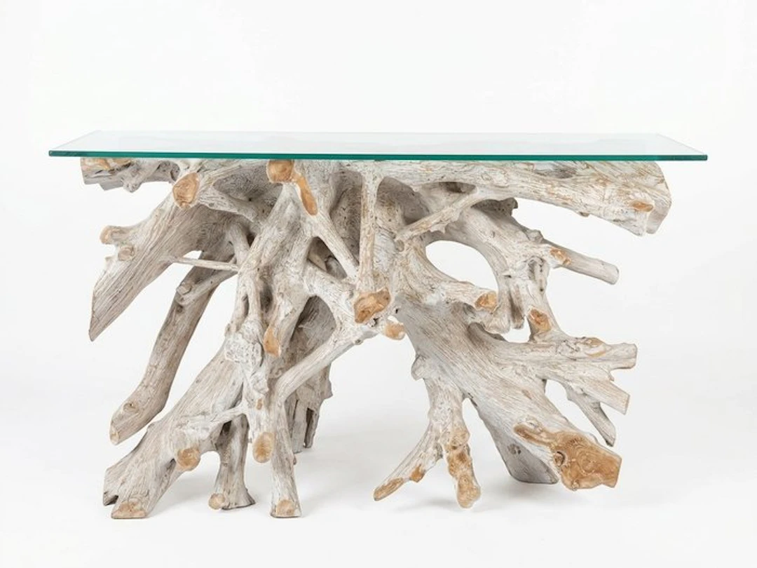 Console table - Teak - Massive Teak Root