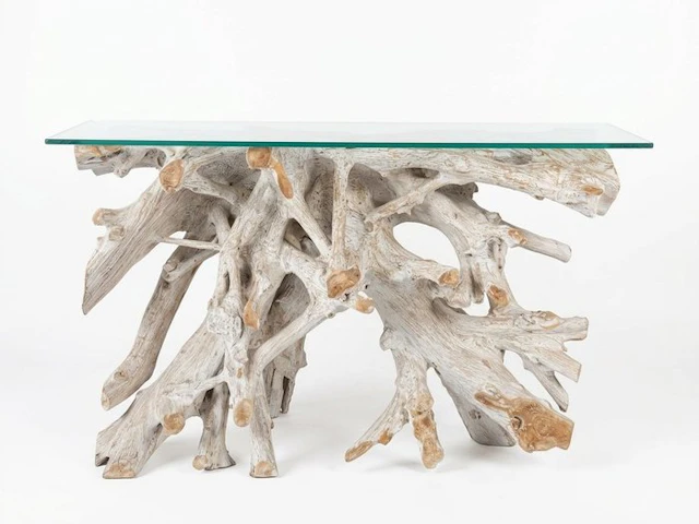 Console table - Teak - Massive Teak Root