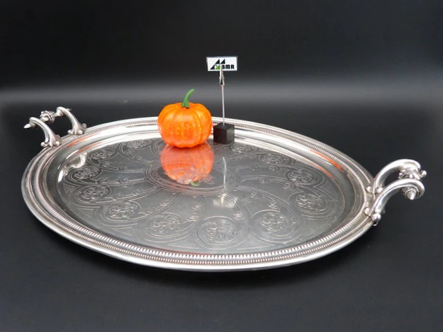 Eduard Wollenweber - Serving tray - .800 silver