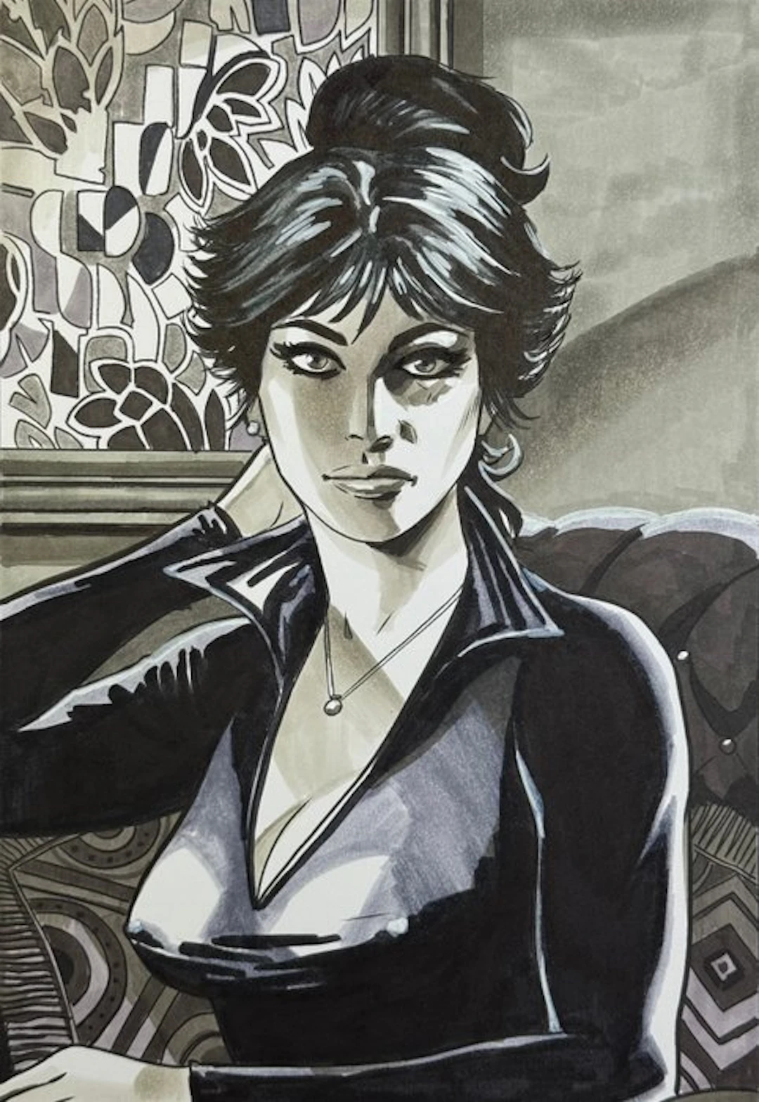 Candita, Giuseppe - 1 Original drawing - Modesty Blaise...