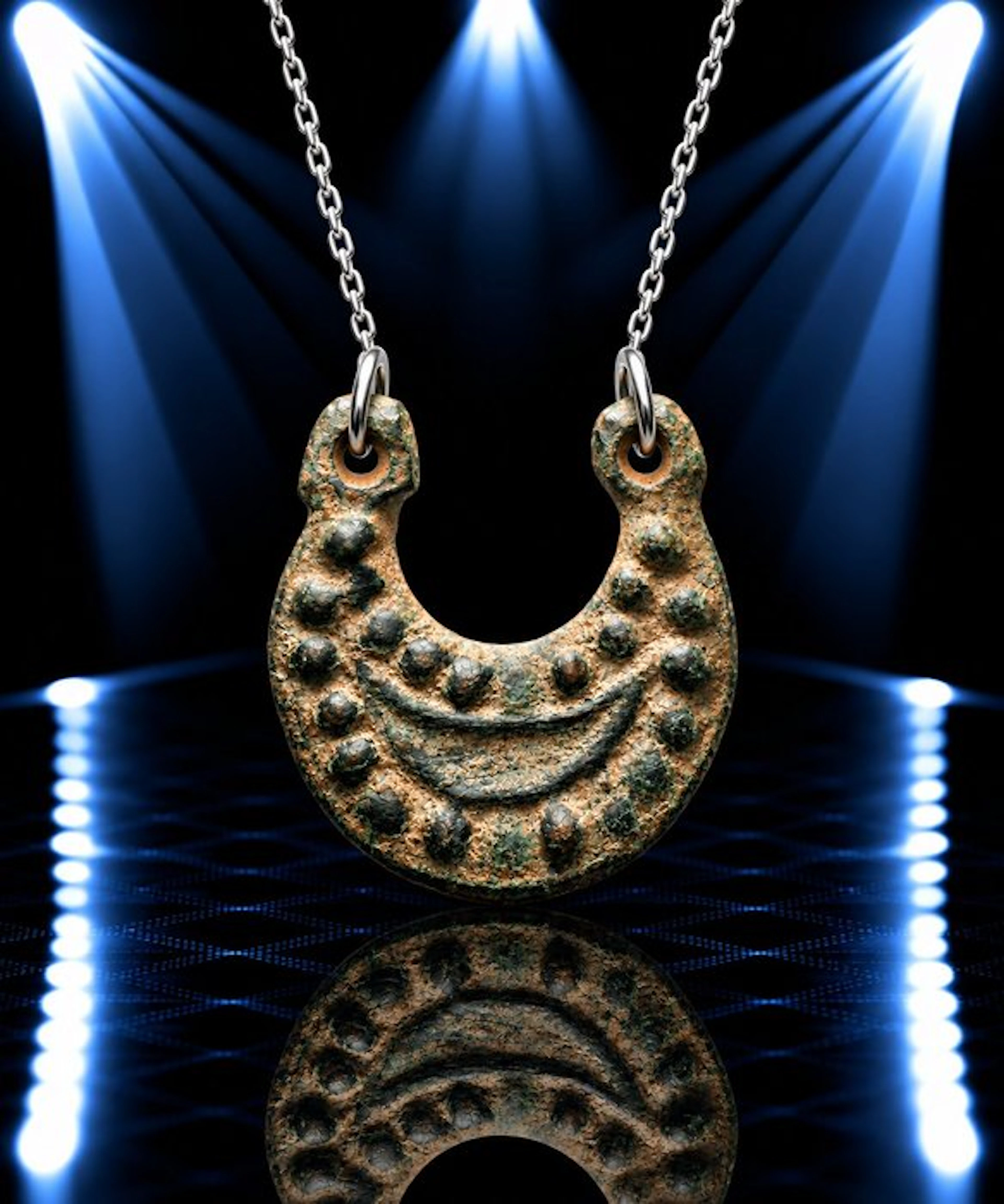 Early Medieval / Viking-Age “The Crescent of Luna” —...