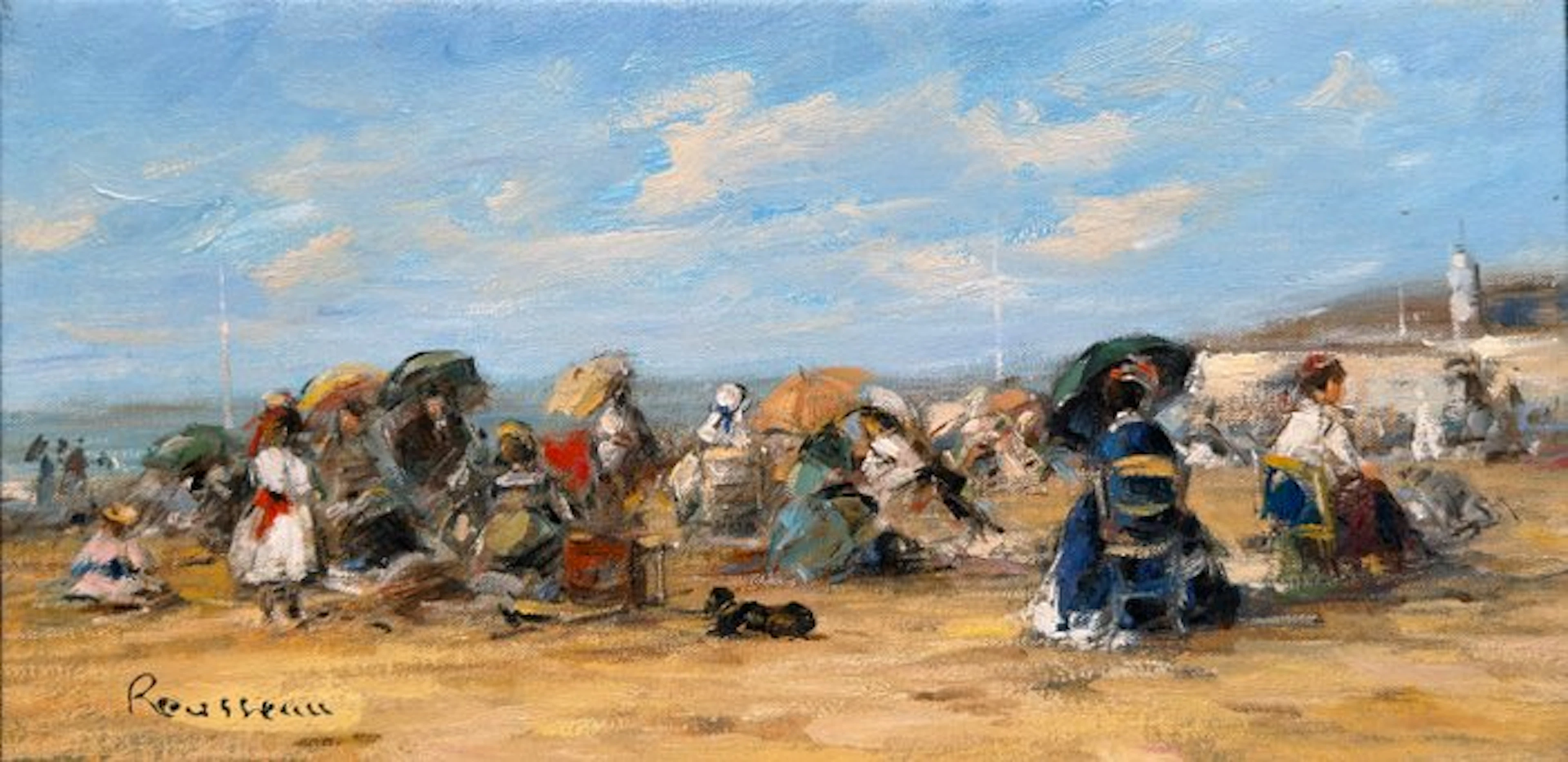 Camille Rousseau (1949) - Deauville - Conversations sur...