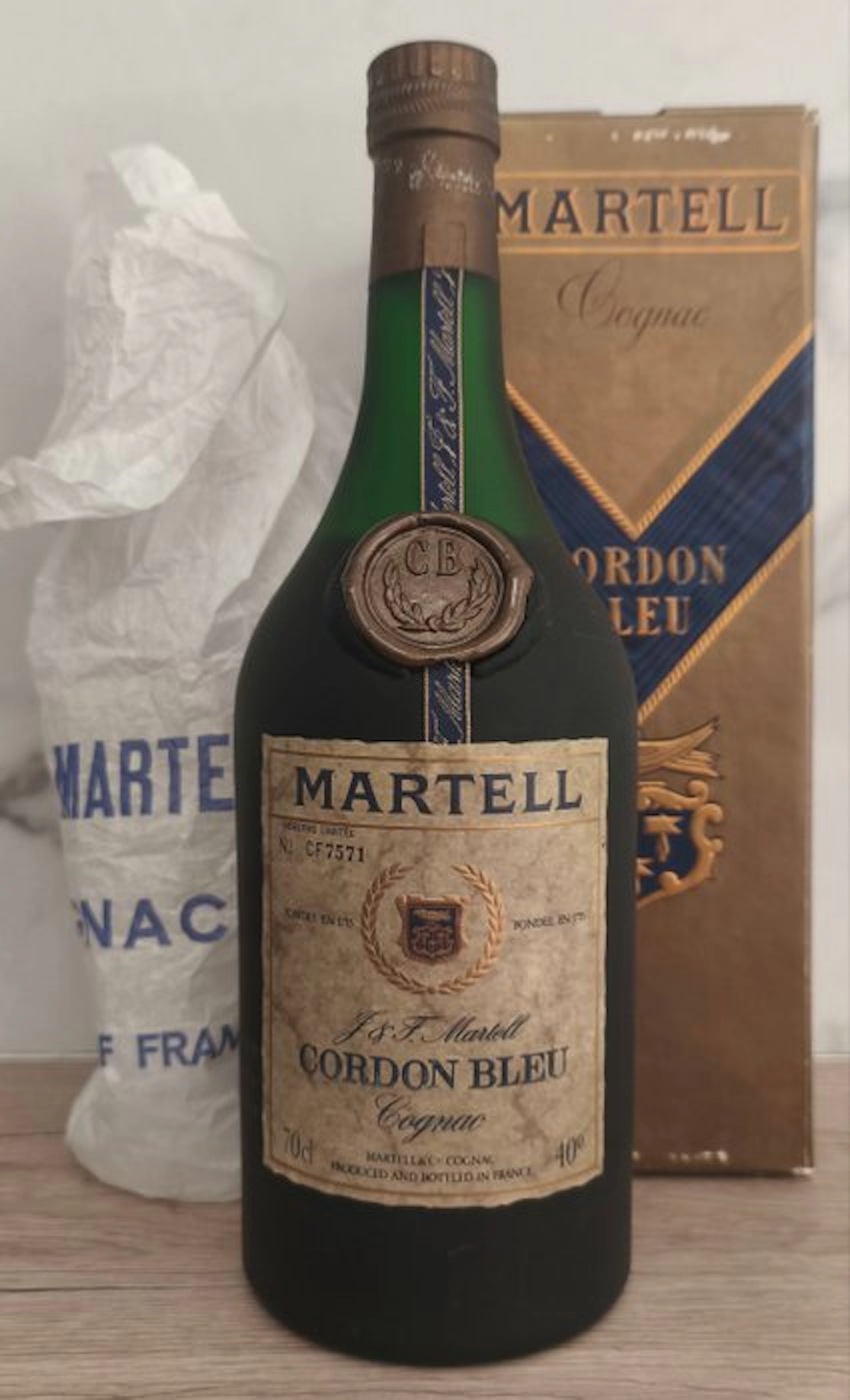 Martell - Cordon Bleu - b. 1970s - 70cl