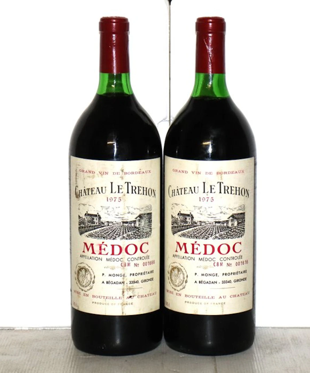 1975 Château Le Trehon - Medoc - 2 Magnums (1.5L)