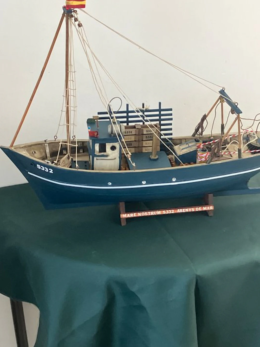 Maritime object - kotter uit Spanje Arenys de Mar - Wood- Costa Brava