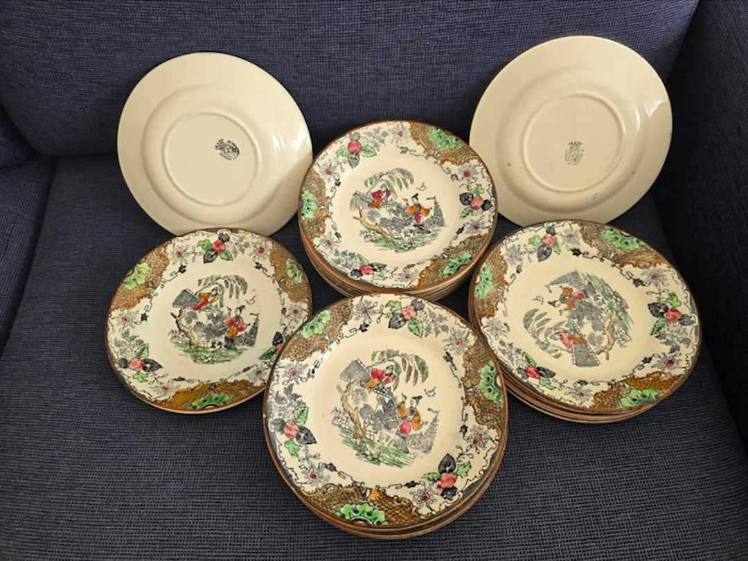Vedova Besio e Figlio - Dinner plate (25) - Ceramic