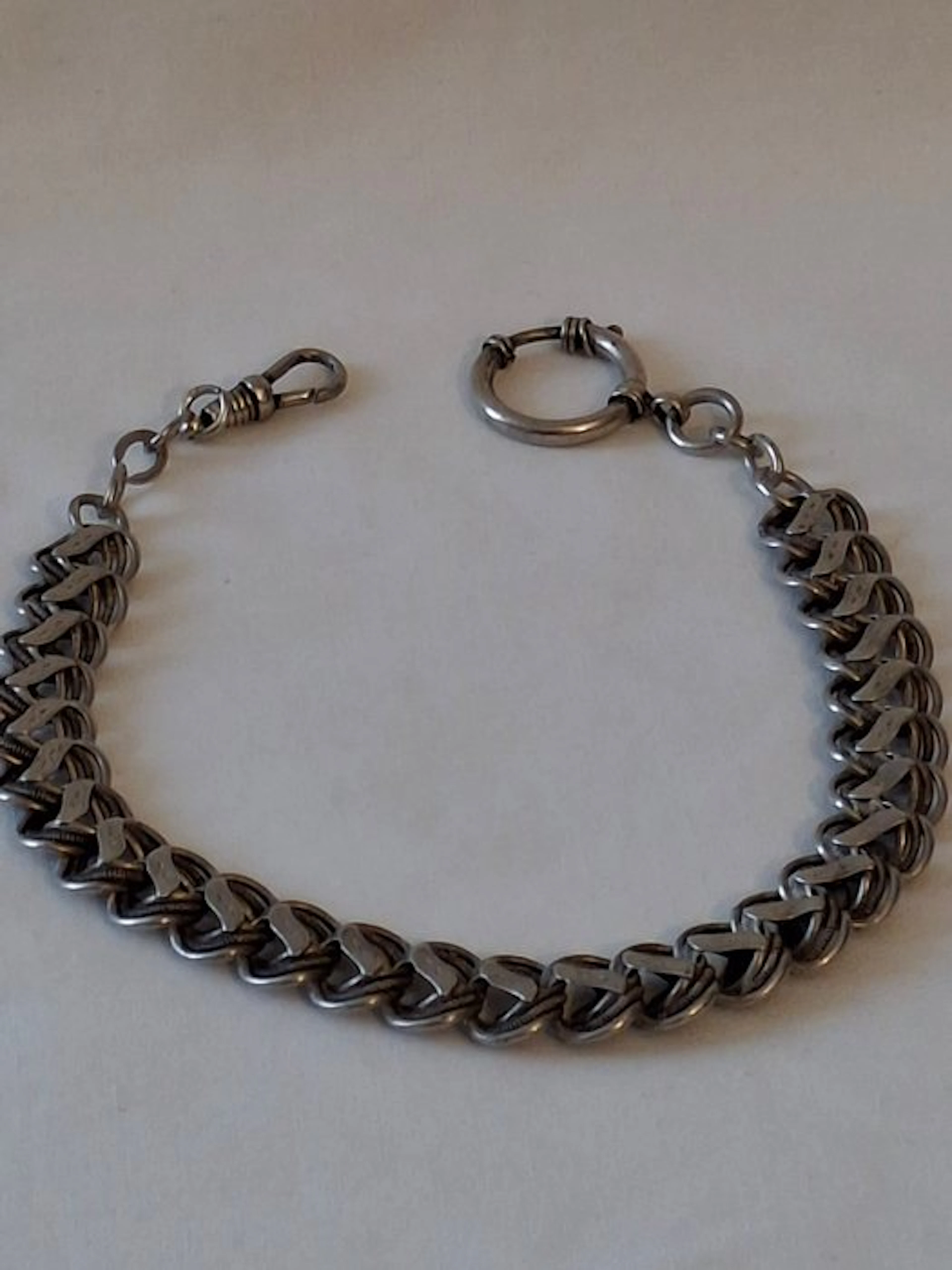 Antieke Zilveren Biedermeier Hollandse Horloge ketting