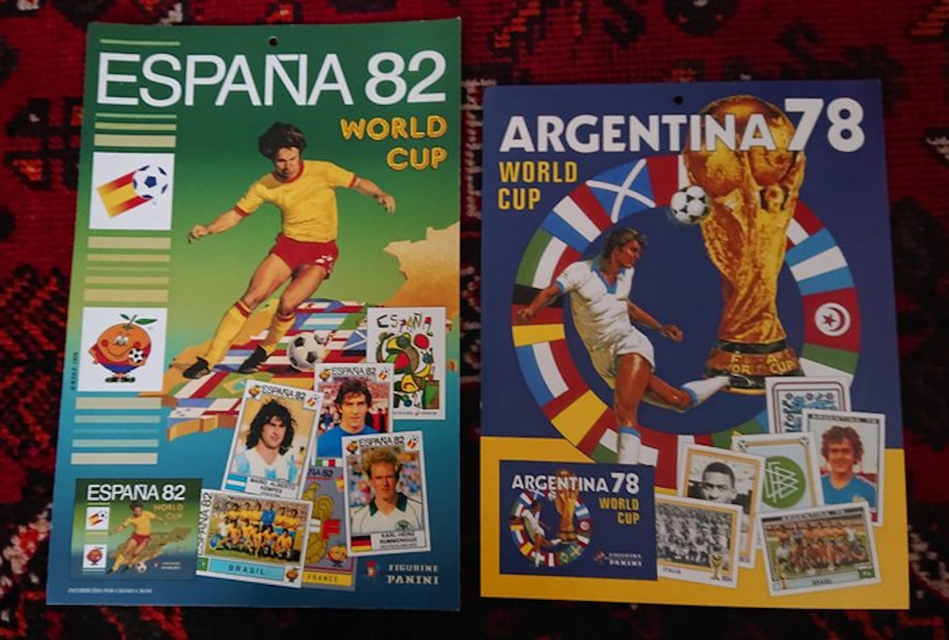 1978 Panini World Cup 1978+1982 - Advertising posters...