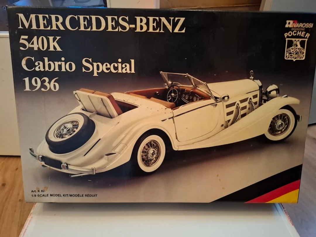 Pocher 1:8 - Model car - Mercedes-Benz 540K Cabrio Special 1936