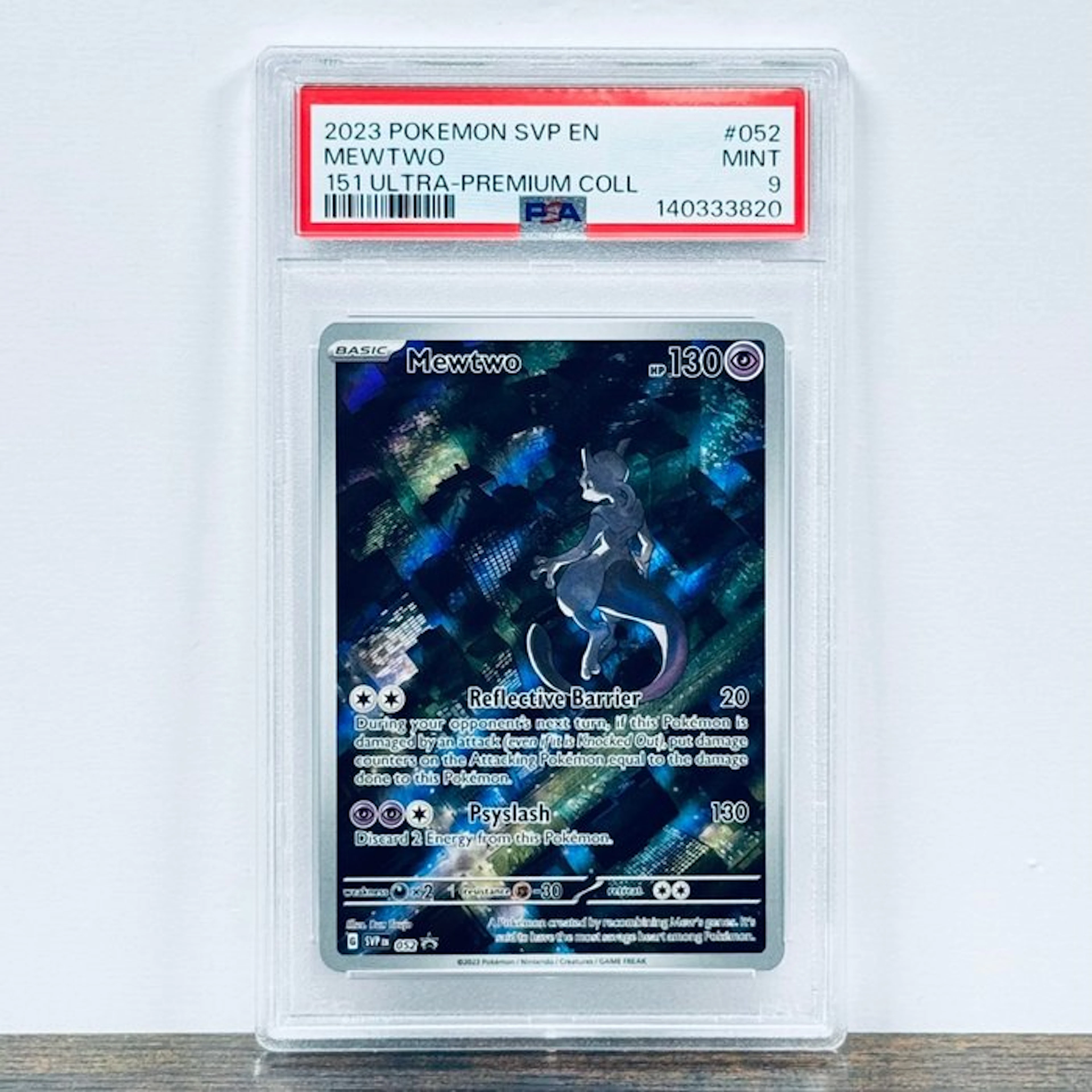 Pokémon Graded card - Mewtwo 052 – Pokémon - PSA 9