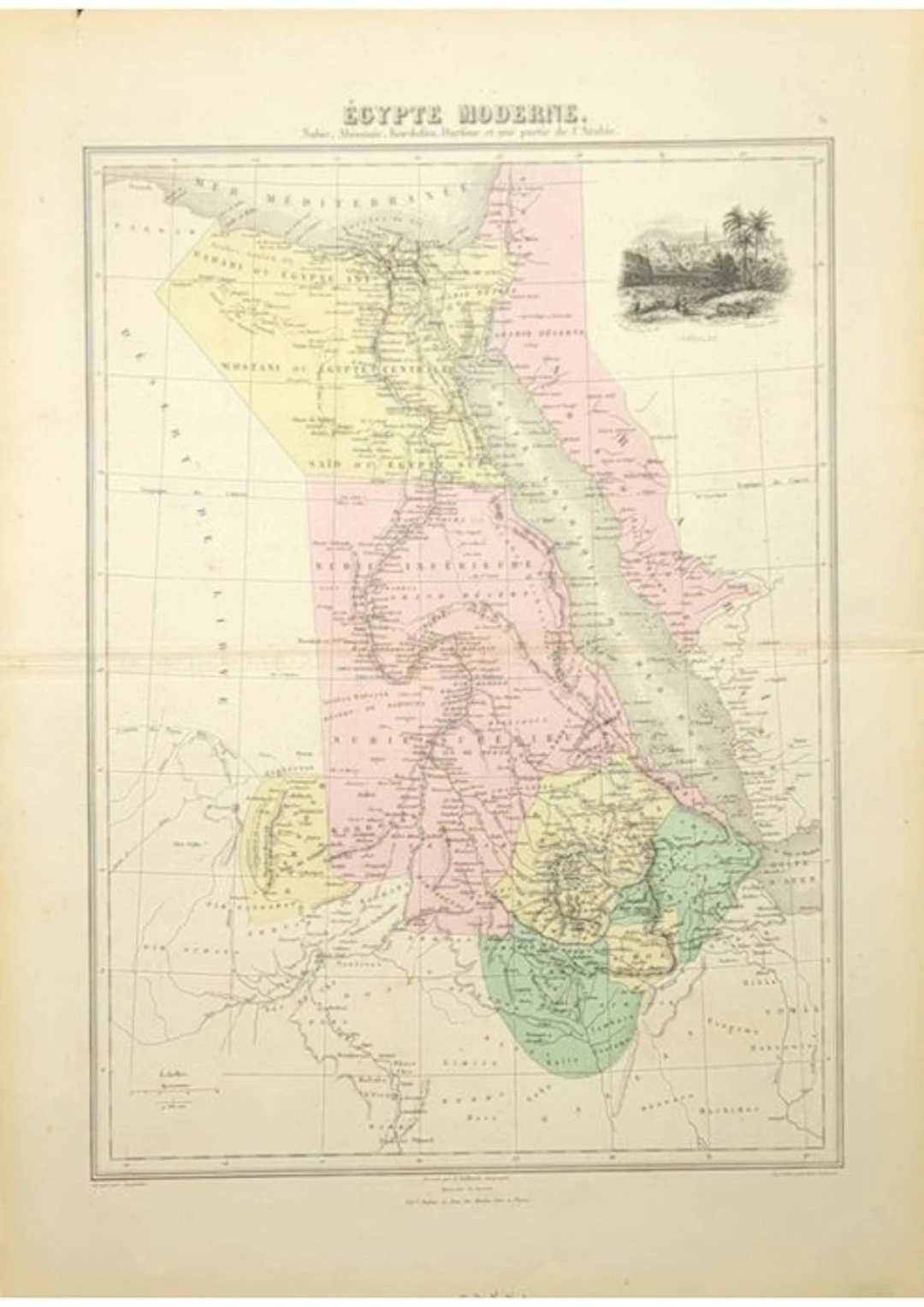 Egypt - Nile Valley; Vuillemin / Migeon - Égypte Moderne - 1861-1880