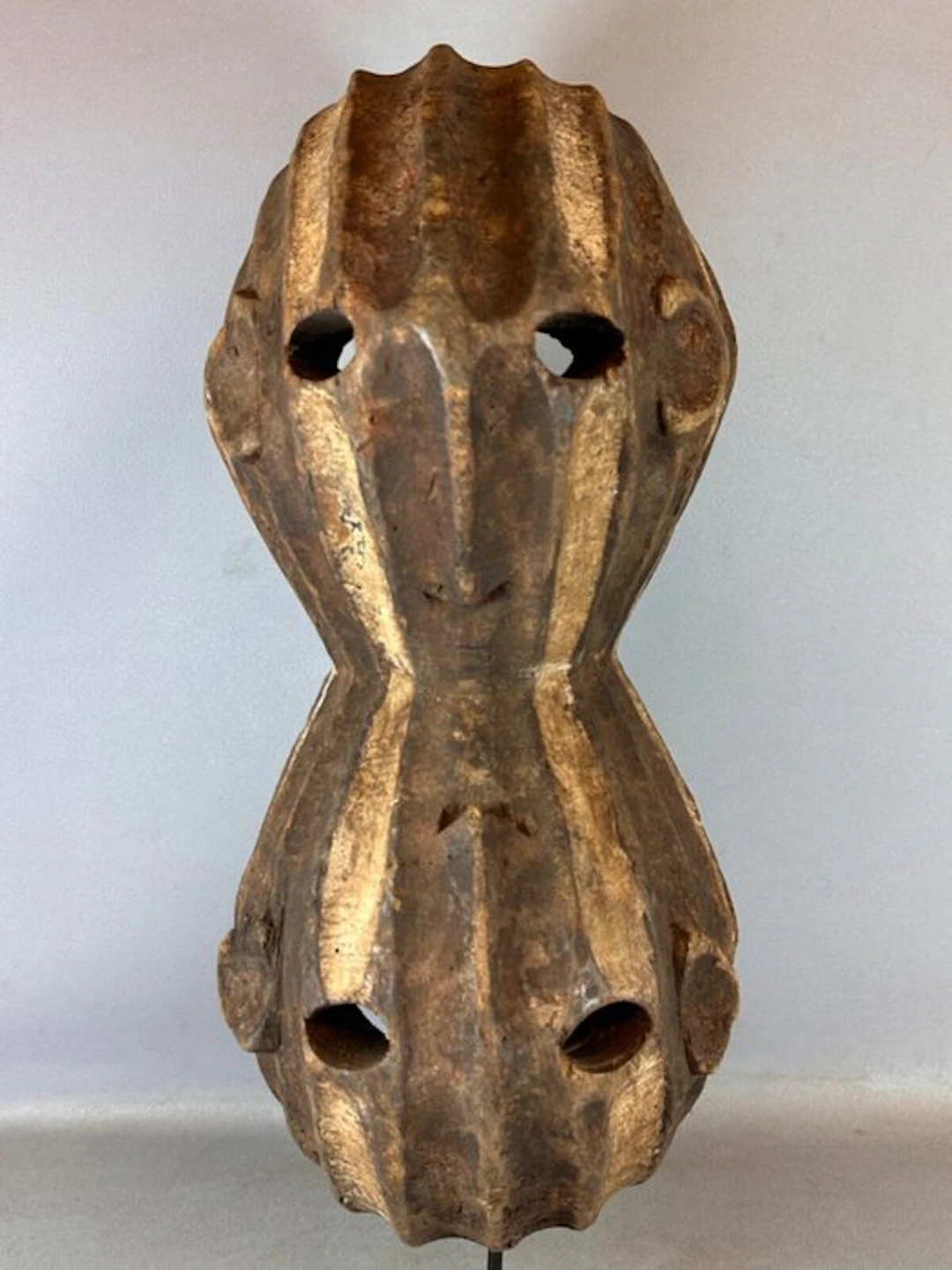 Rare African double mask from the Yela or Mbole - Congo. (No reserve price)