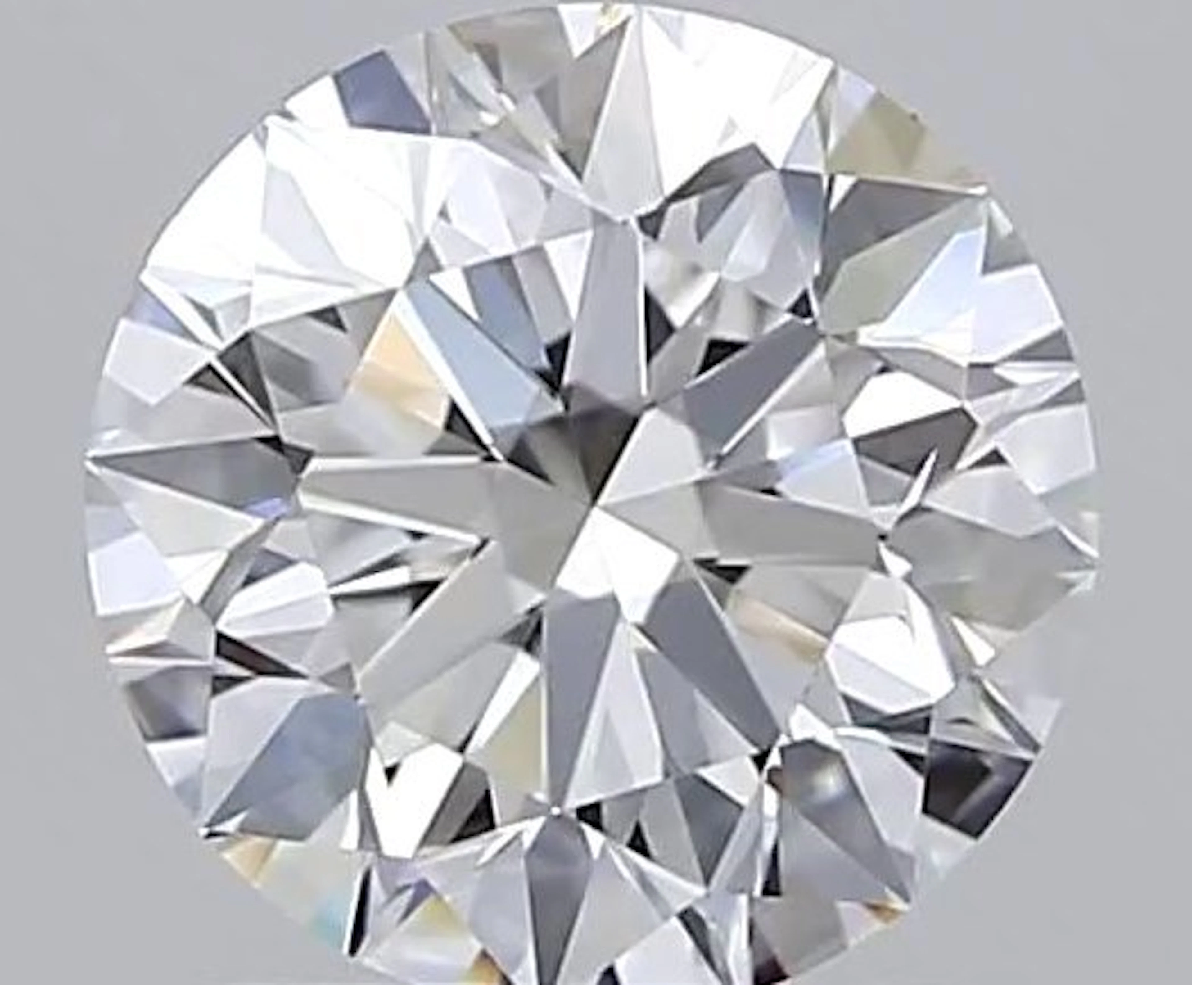 1 pcs Diamond (Natural) - 1.42 ct - Round - D...