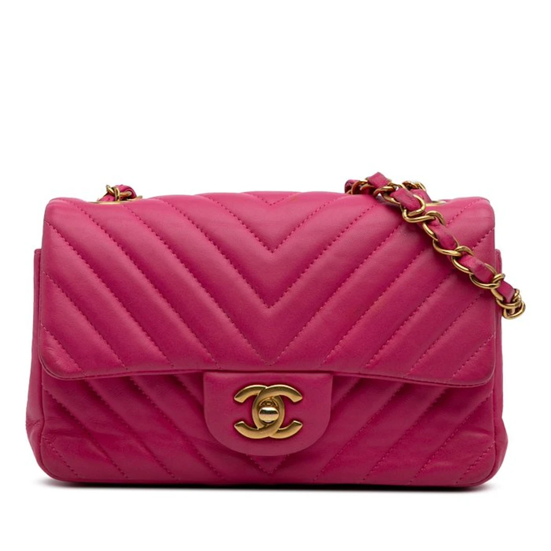 Chanel - Mini Rectangular Classic Chevron Single Flap - Bag