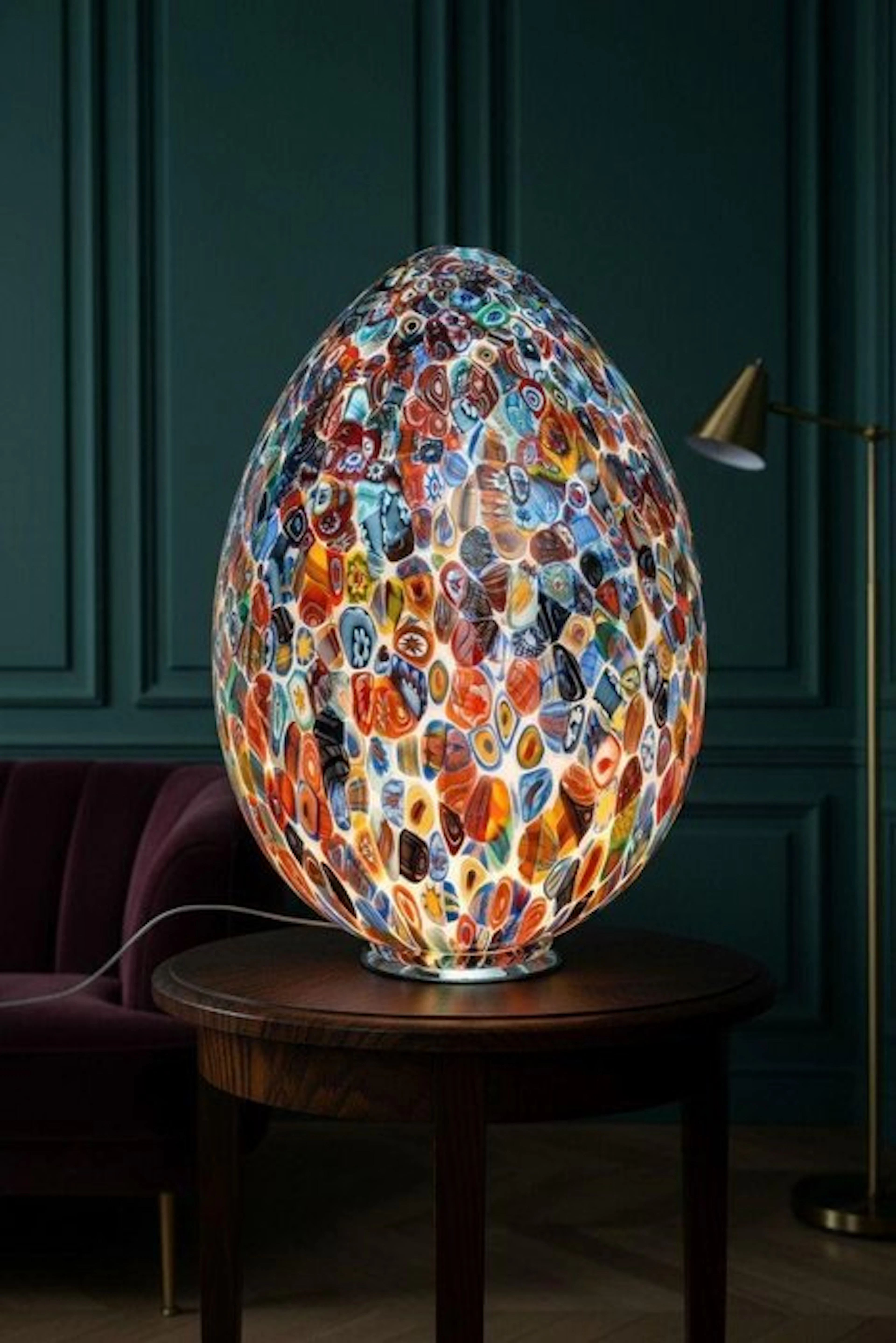 Murano - Table lamp - Murano glass - Table lamp, height 60 cm