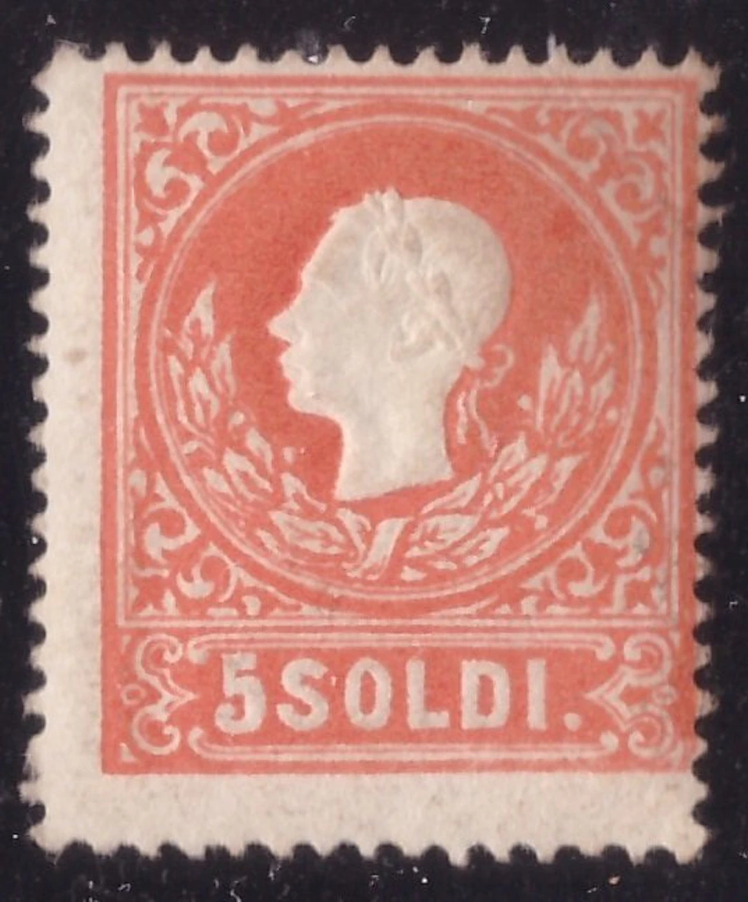 Italian Ancient States - Lombardo Veneto 1858 - 5 red soldi