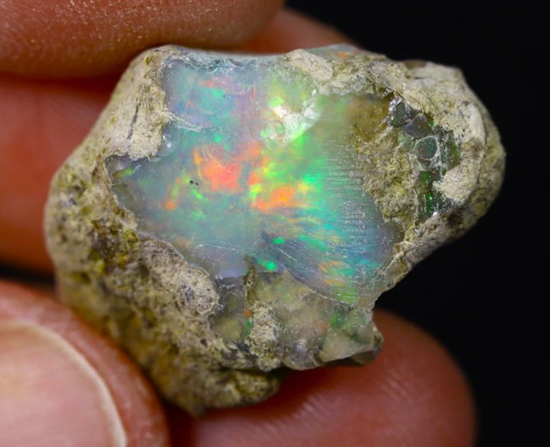 14 cts - Natural Multicolor Opal Rough- 2.8 g