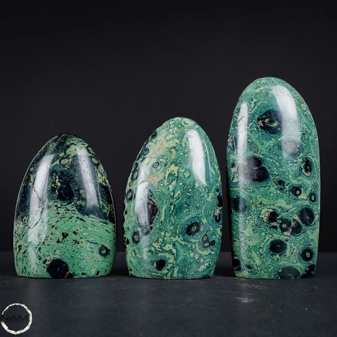 Kambaba Jaspis Trio – Fascinating natural art in...
