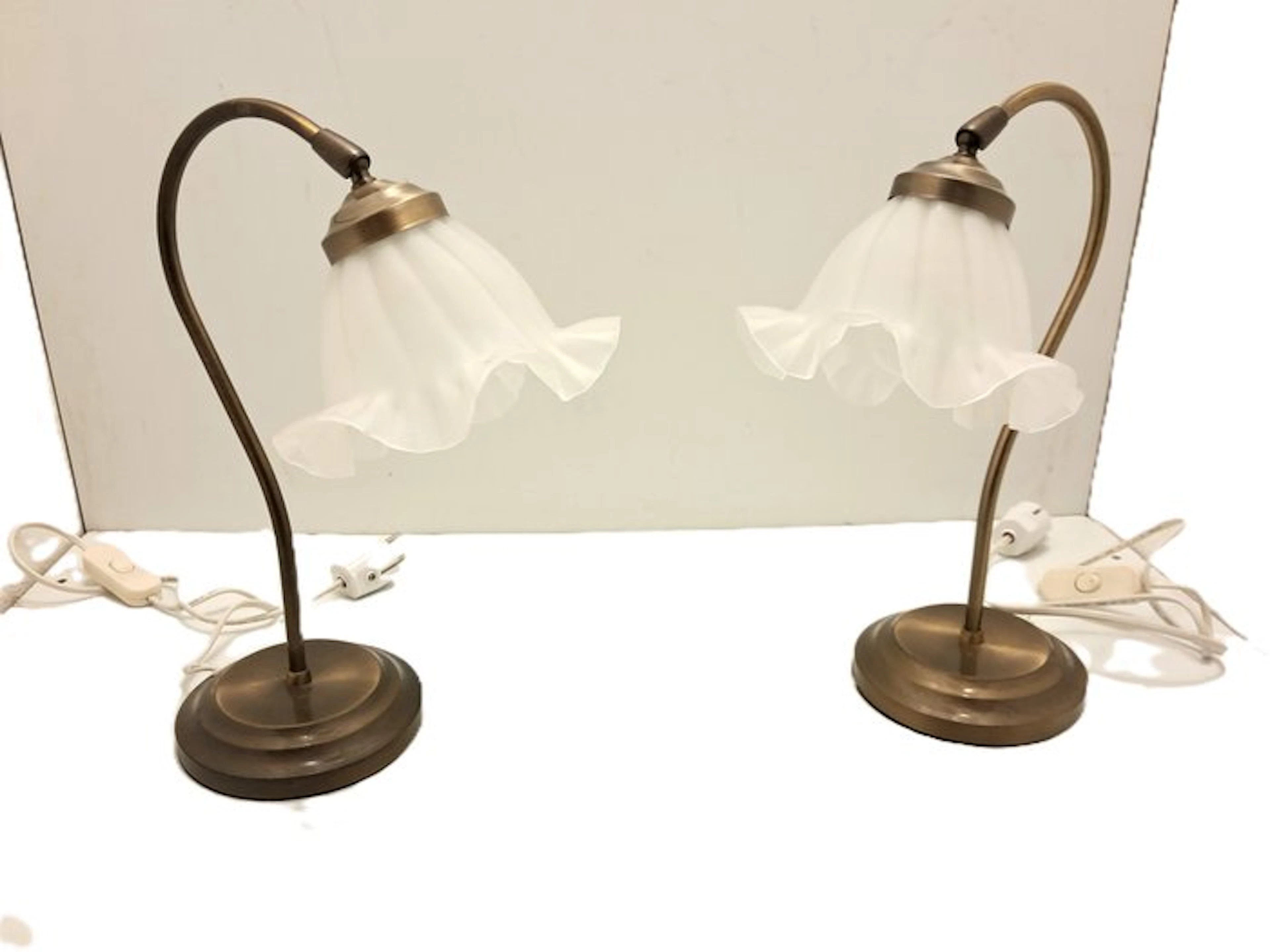 IKEA - Lamp (2) - B 9302 - Metal, Glass