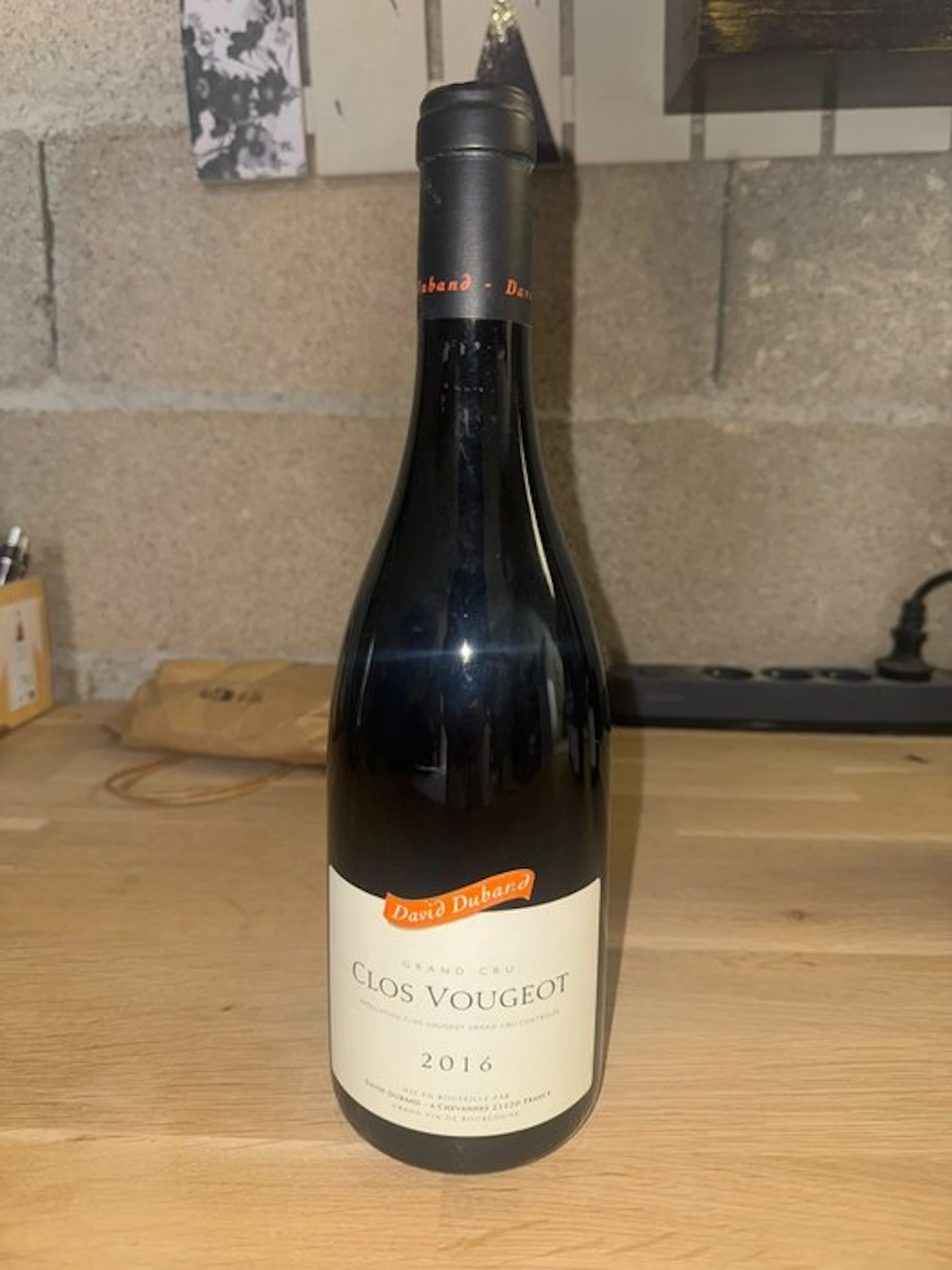 2016 David Duband - Clos Vougeot Grand Cru - 1 Bottle (0.75L)
