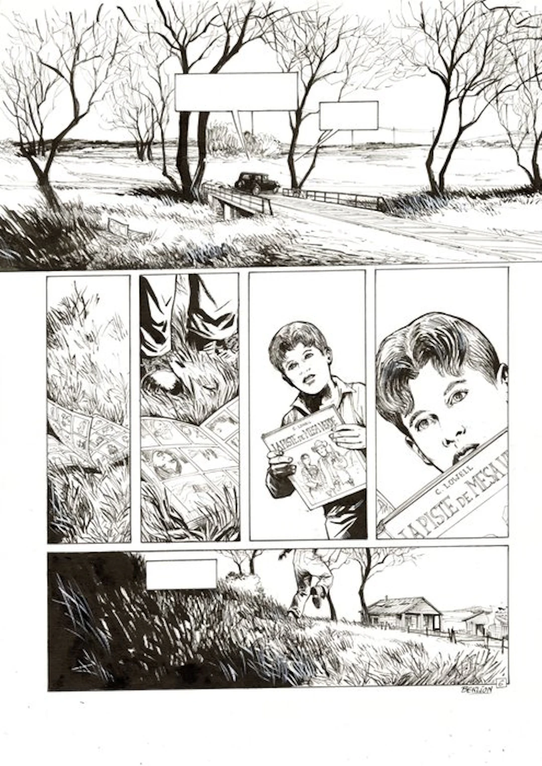 Berlion, Olivier - 1 Original page - L'Art du crime T1 - Planches