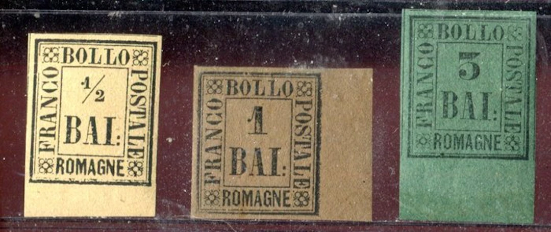 Italian Ancient States - Romagne 1859 - Provisional Government of Romagna: 1/2