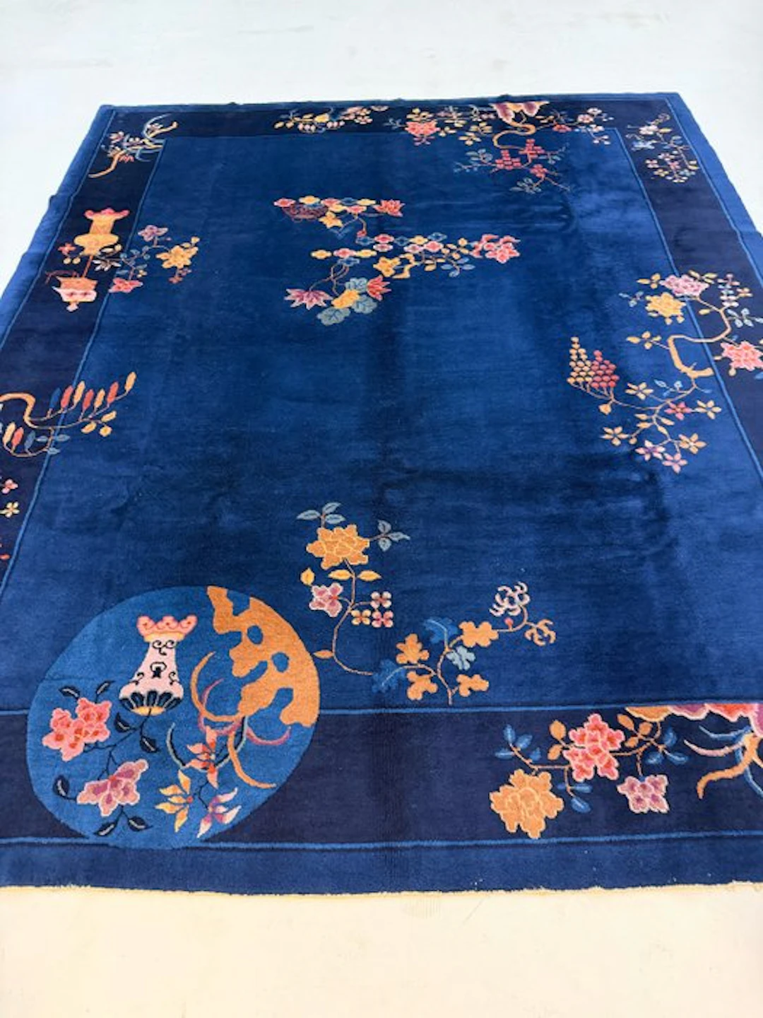Hand-knotted Antique Chinese Rug – Art Deco - Carpet - 290 cm - 237 cm