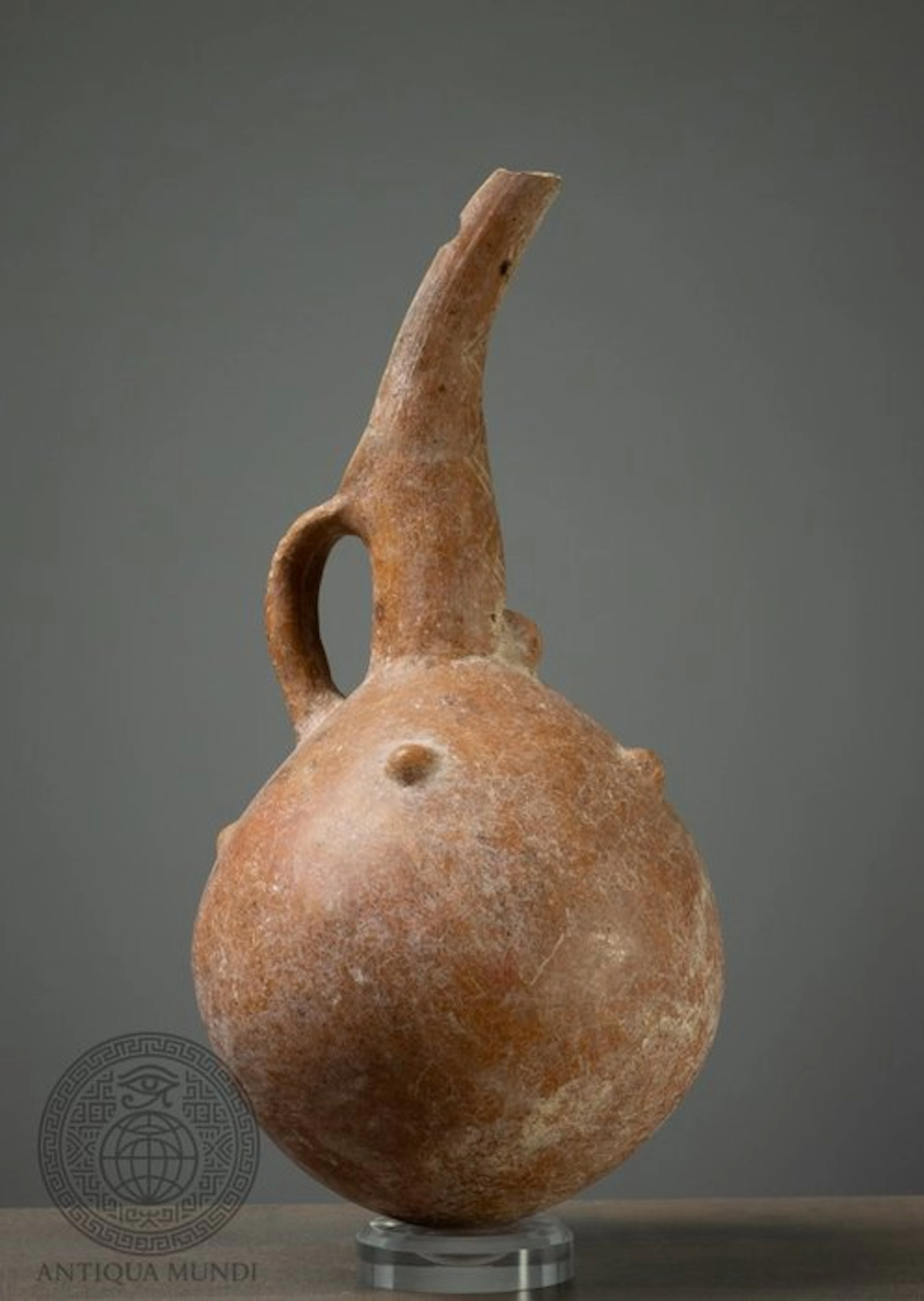 Cypriot Terracotta Large Cypriot Red Polished Ware Jug...