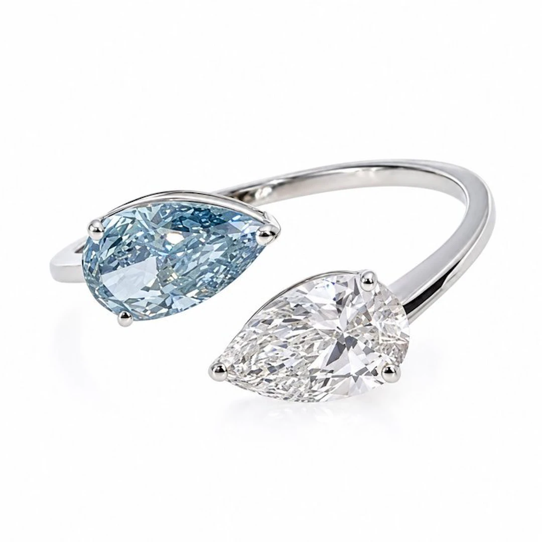 No reserve price - Ring - 14 kt