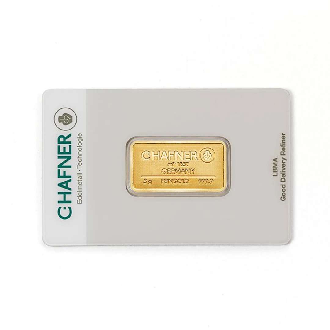 5 grams - Gold - C. Hafner, Germany