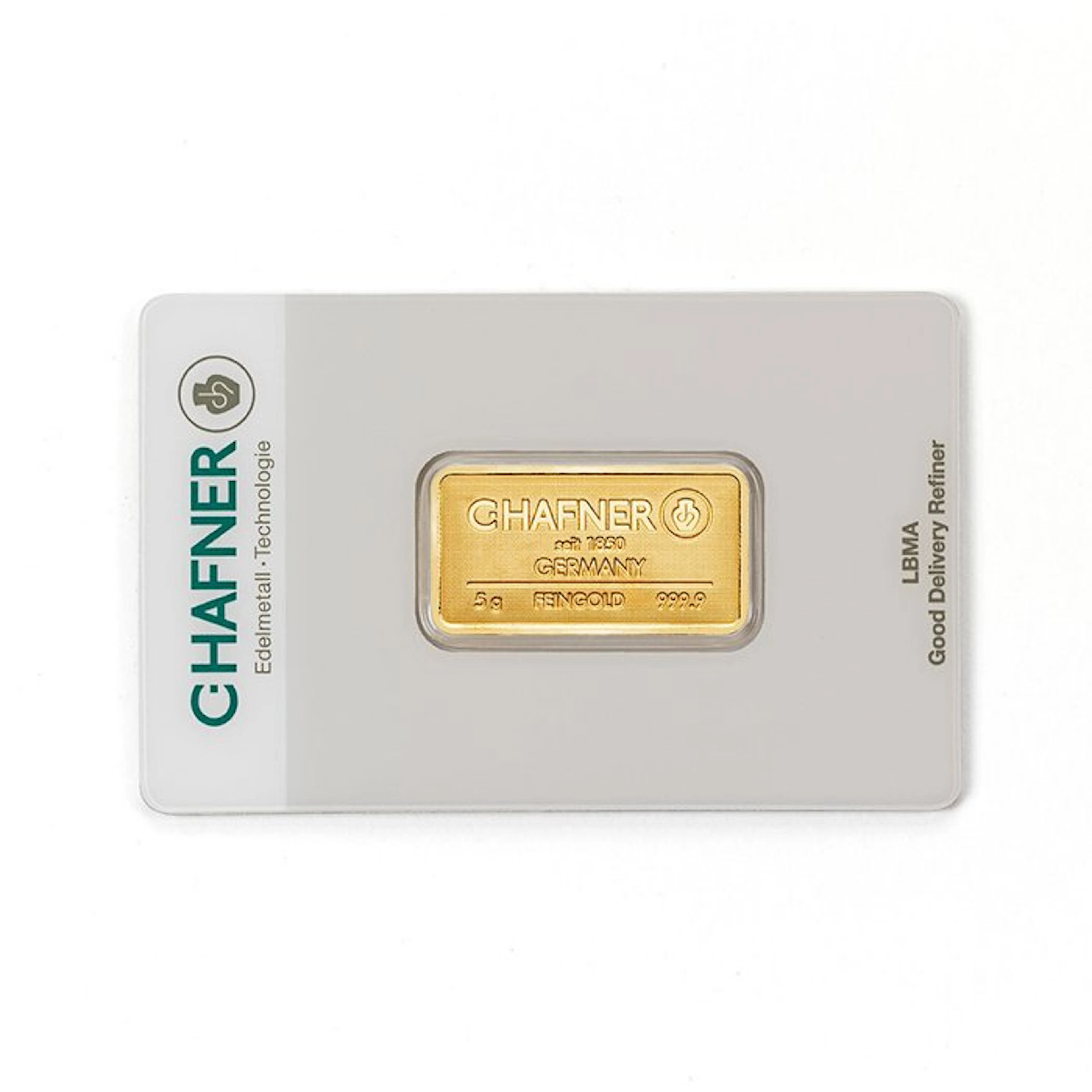 5 grams - Gold - C. Hafner, Germany