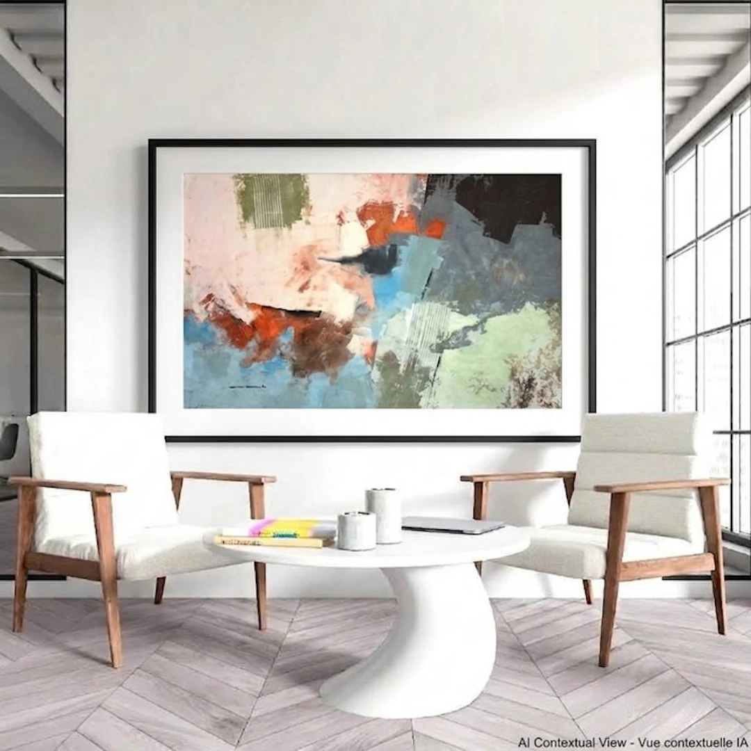Dam Domido - NO RESERVE PRICE-Fragments from Elsewhere-150 x 90 cm