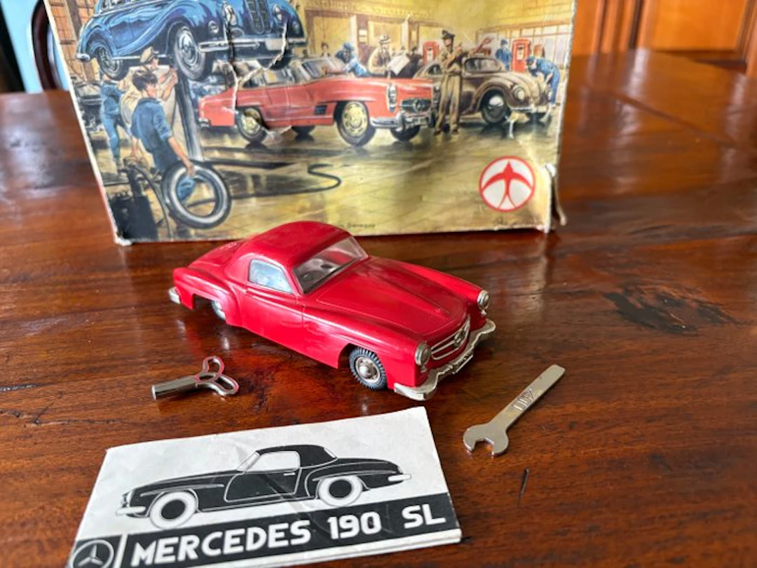 DUX - Tin toy car - Mercedes 190 SL - 1950-1960 - Germany