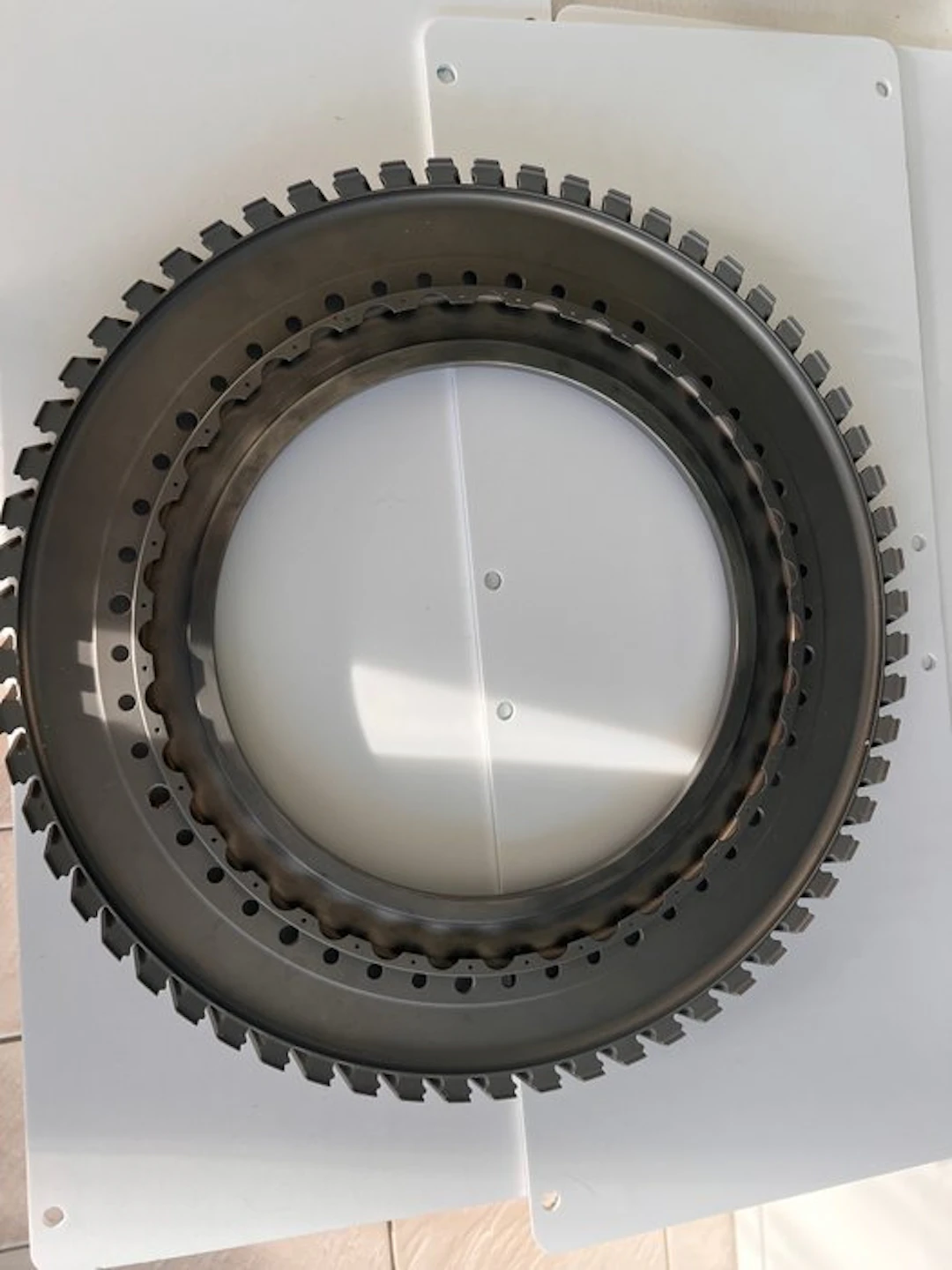 Pratt & Whitney JT8D jet engine compressor disc—6th stage - 1960-1970