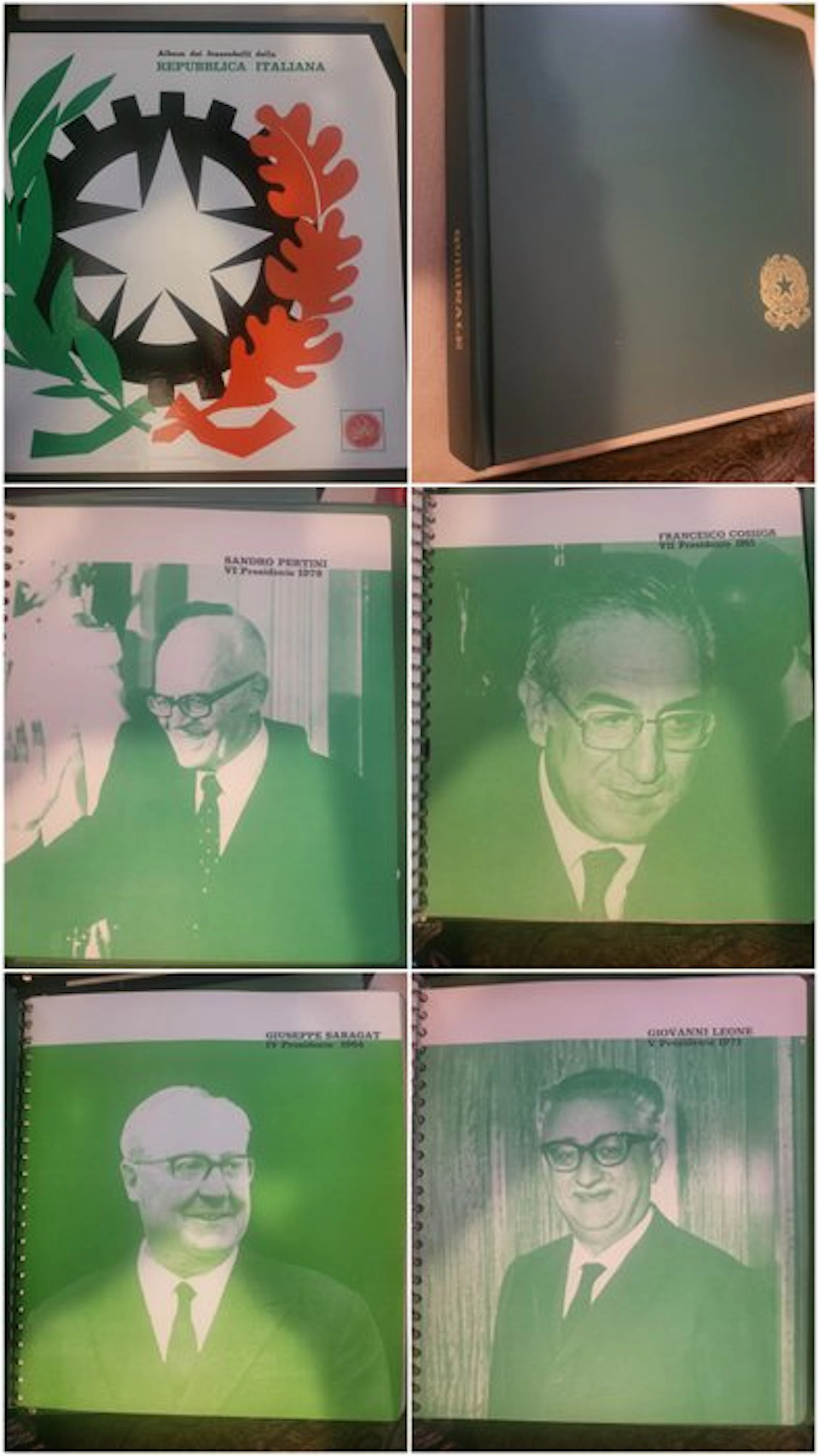 Italy 1965/1991 - Stamp album of the Italian Republic, from Saragat to Cossiga