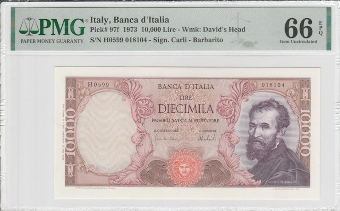 Italy. - 10 000 Lire - 1973 - Pick 97f (No reserve price)