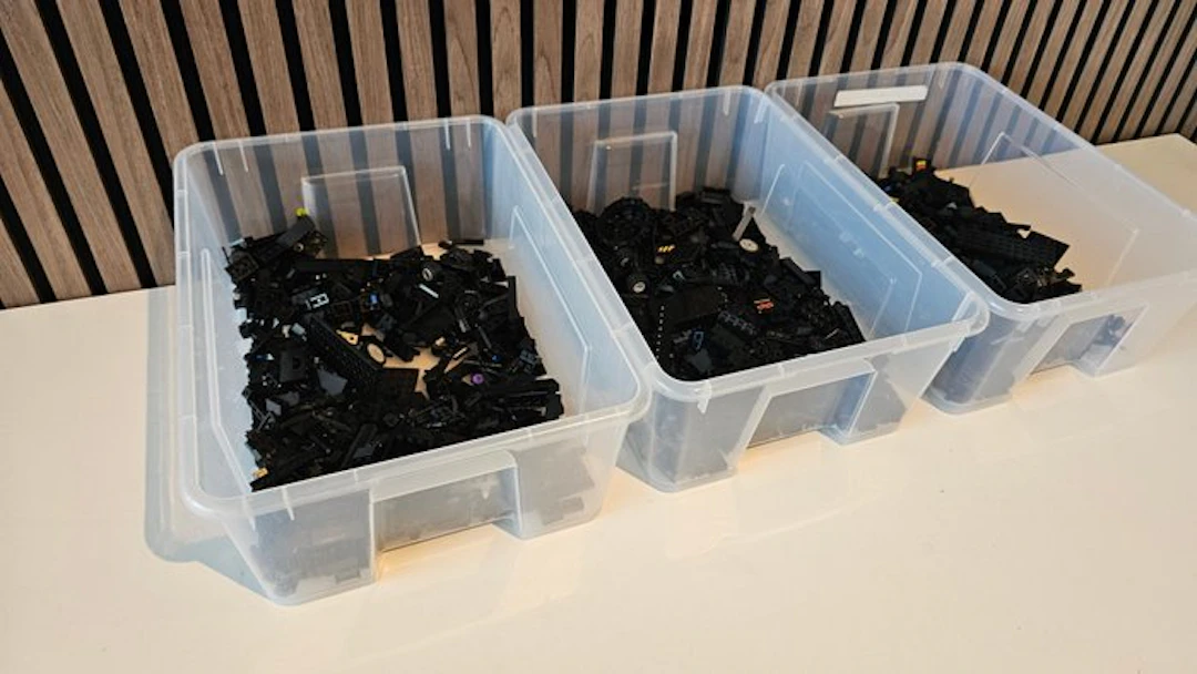 LEGO Pieces - 1000 Pieces - Zwart