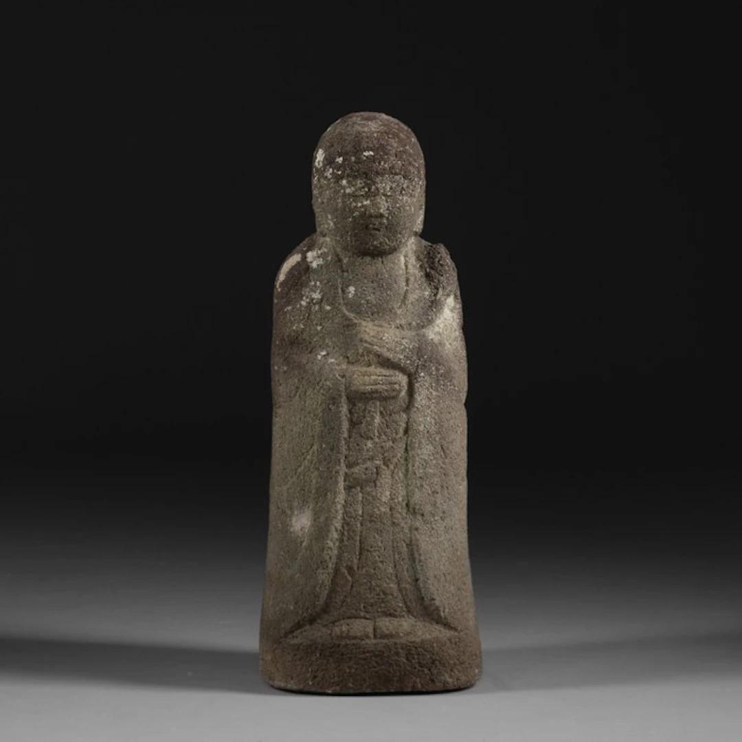 Figure of Jizô Bosatsu - Granite - Japan - Edo Period (1600-1868)