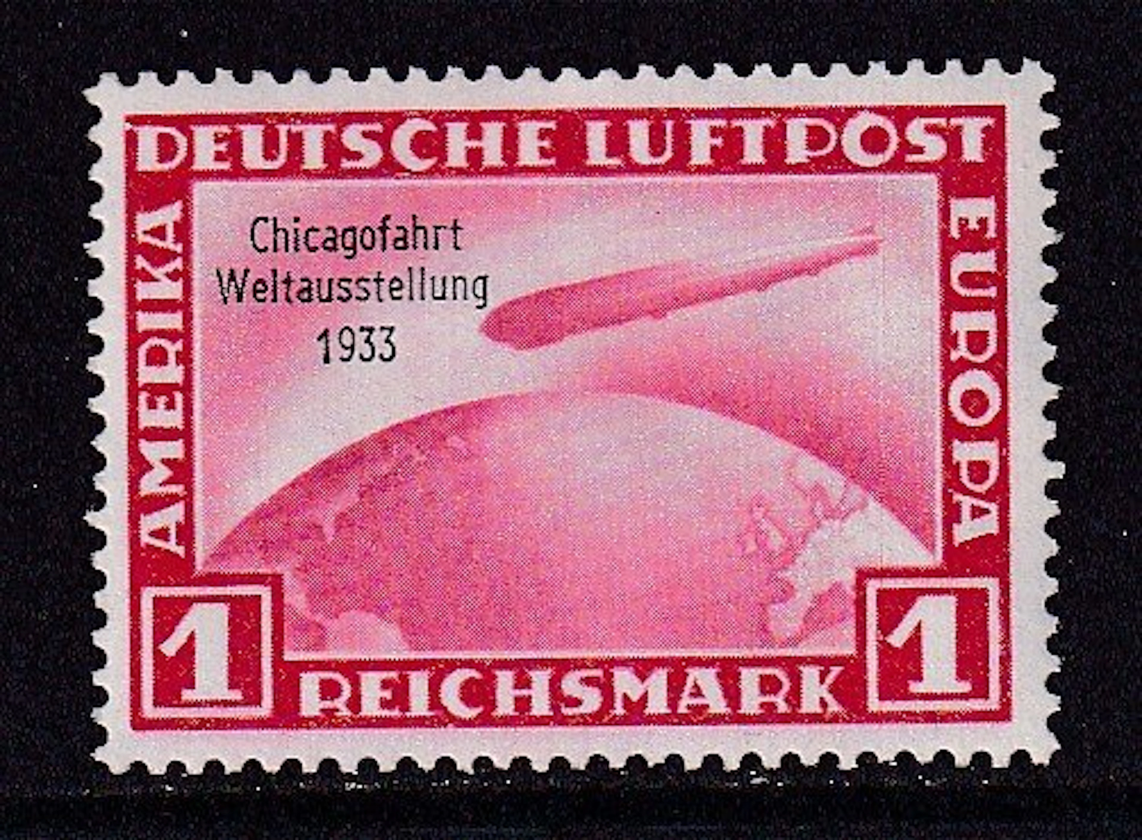 German Empire 1933 - "Transatlantic crossing of the airship Graf Zeppelin L.Z