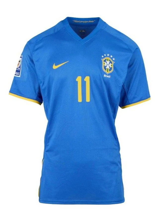 Brazil - Robinho - 2010 - Football shirt