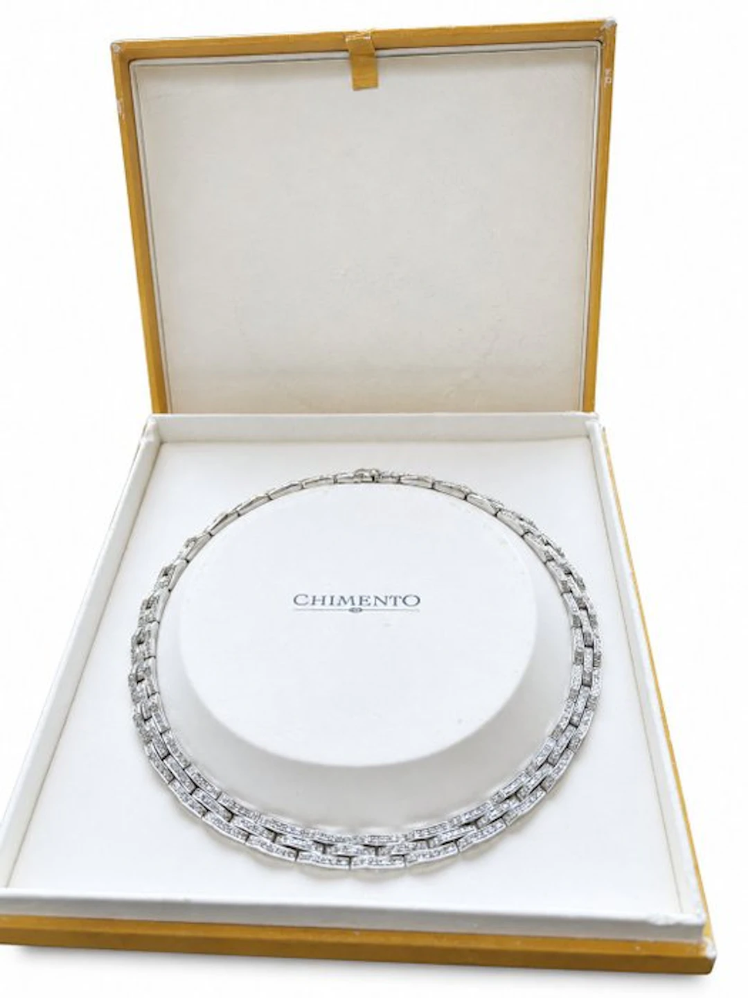 Chimento - Necklace - 18 kt. White gold - 6.60ct. tw. Diamond (Natural)