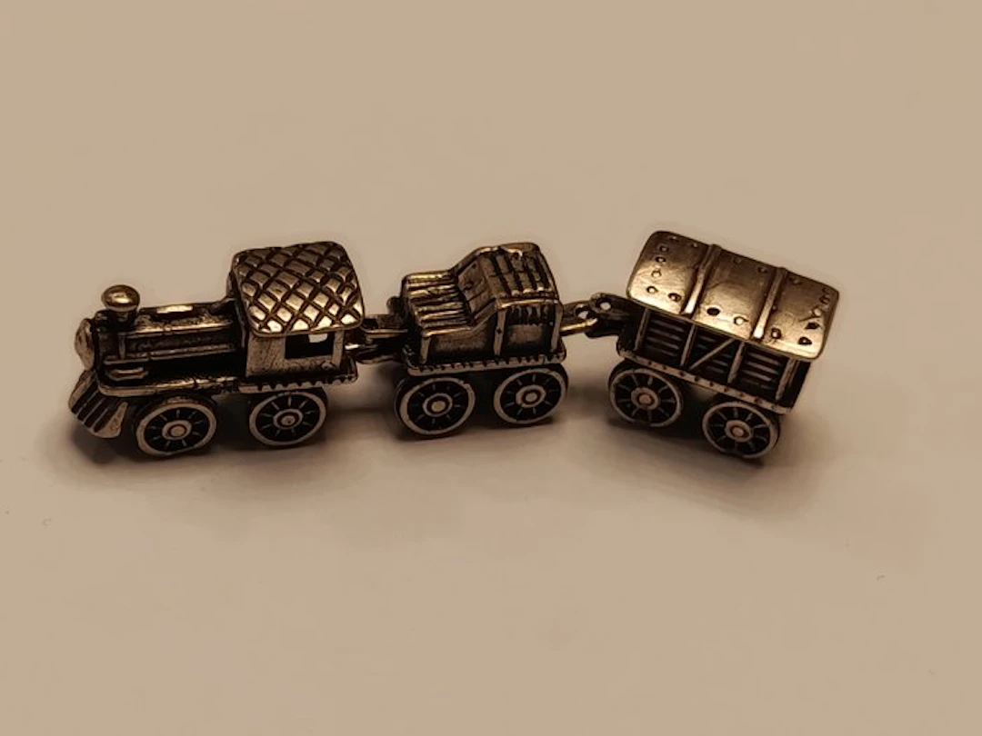 Figure - Trenino in Argento 800 - Miniatura - .800 silver
