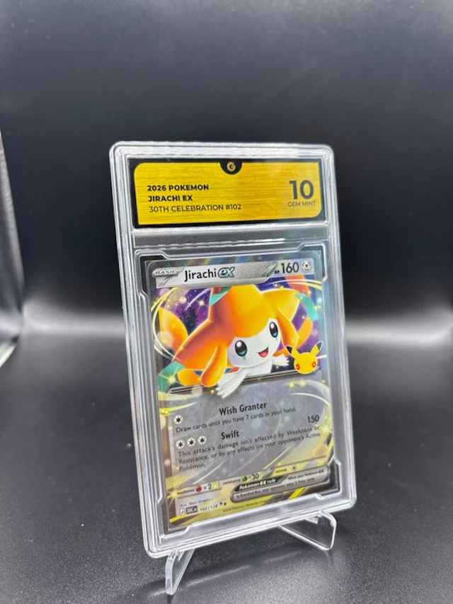 Pokémon - 1 Graded card - Jirachi ex 102 30TH Annivesary - GG 10