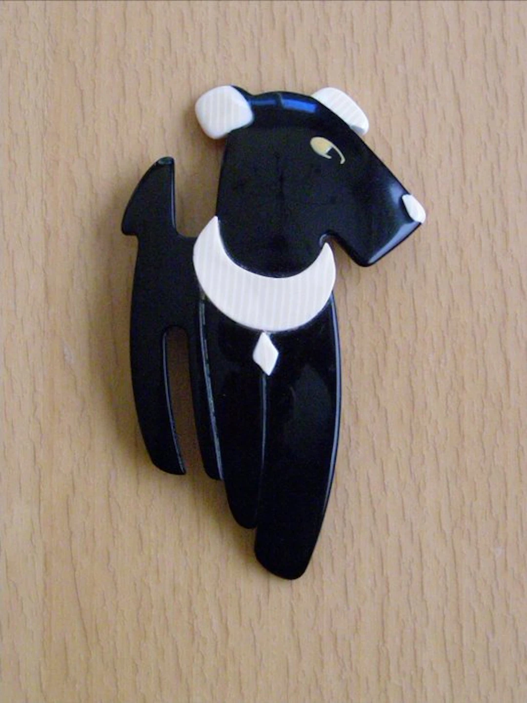 Léa Stein - Resin - Brooch - Terrier Ric the Dog