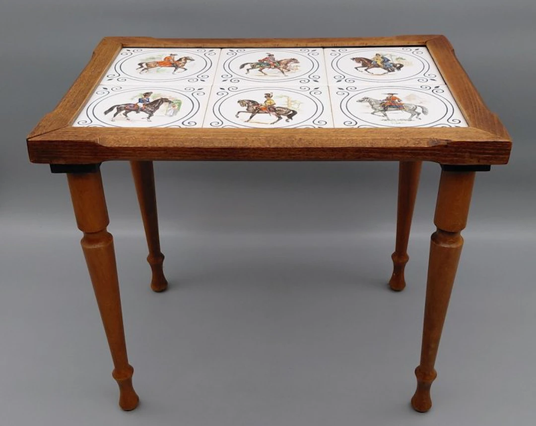 Side table - Military Riders and Officers (17th...