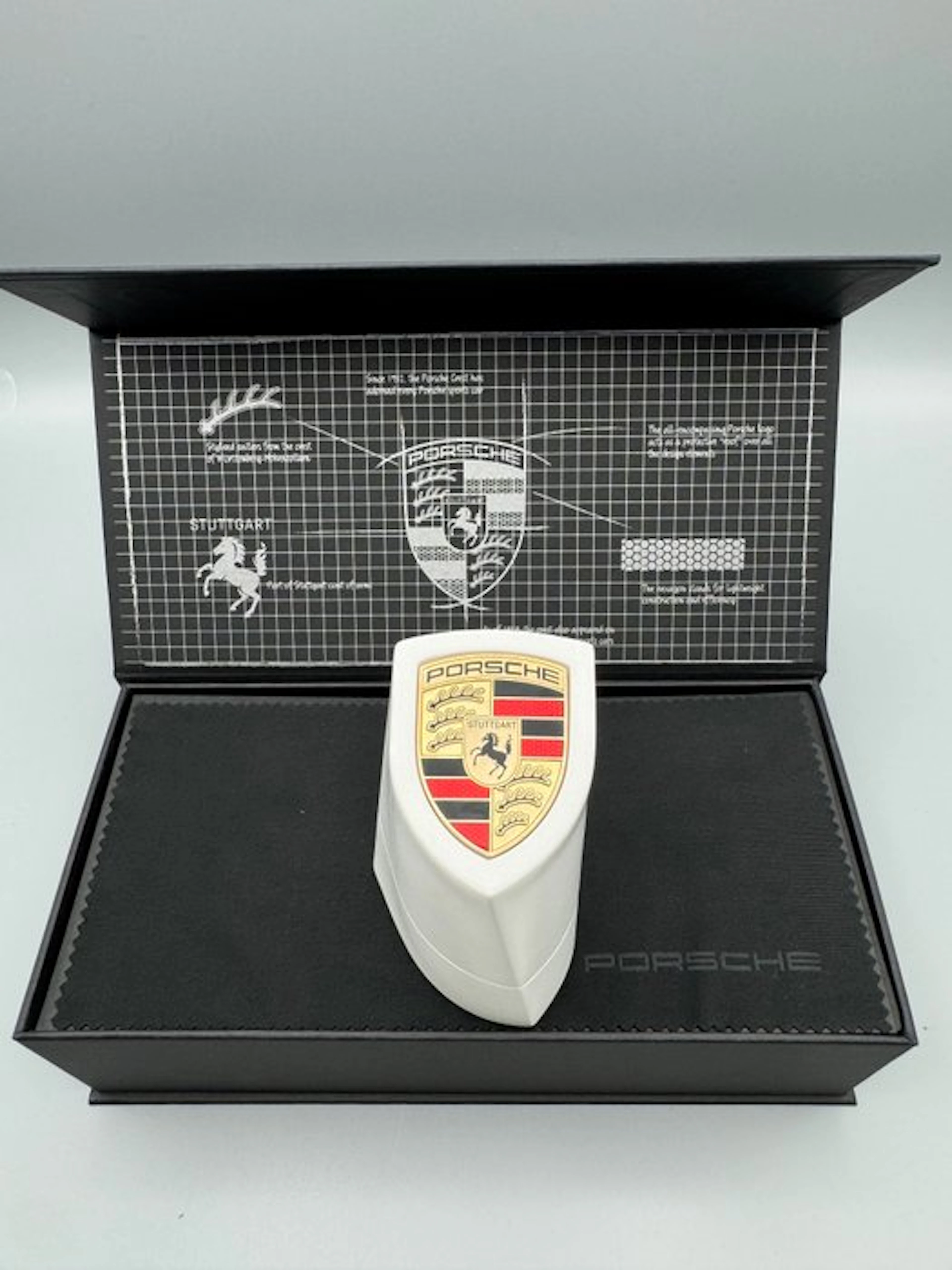 Porsche Crest Pylon 2025 Paperweight - Porsche
