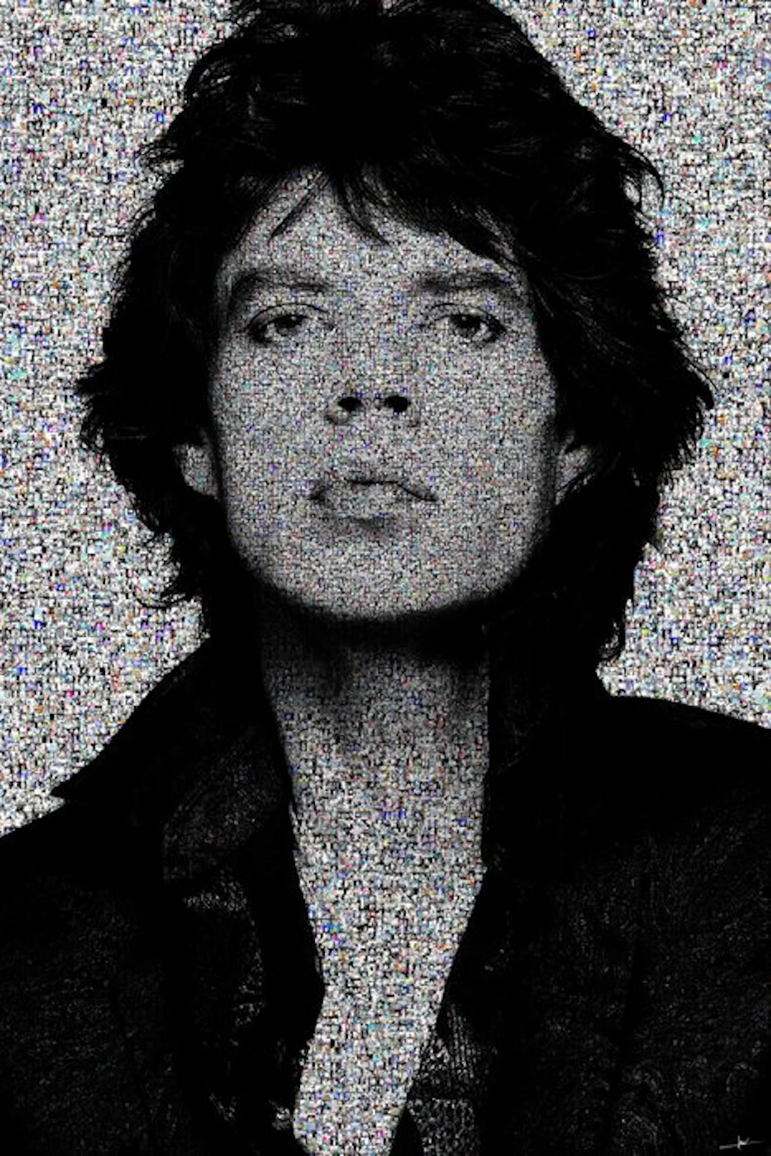 David Law (1967) - Crypto Mick Jagger-NYC-1989 - Format XL 50x75