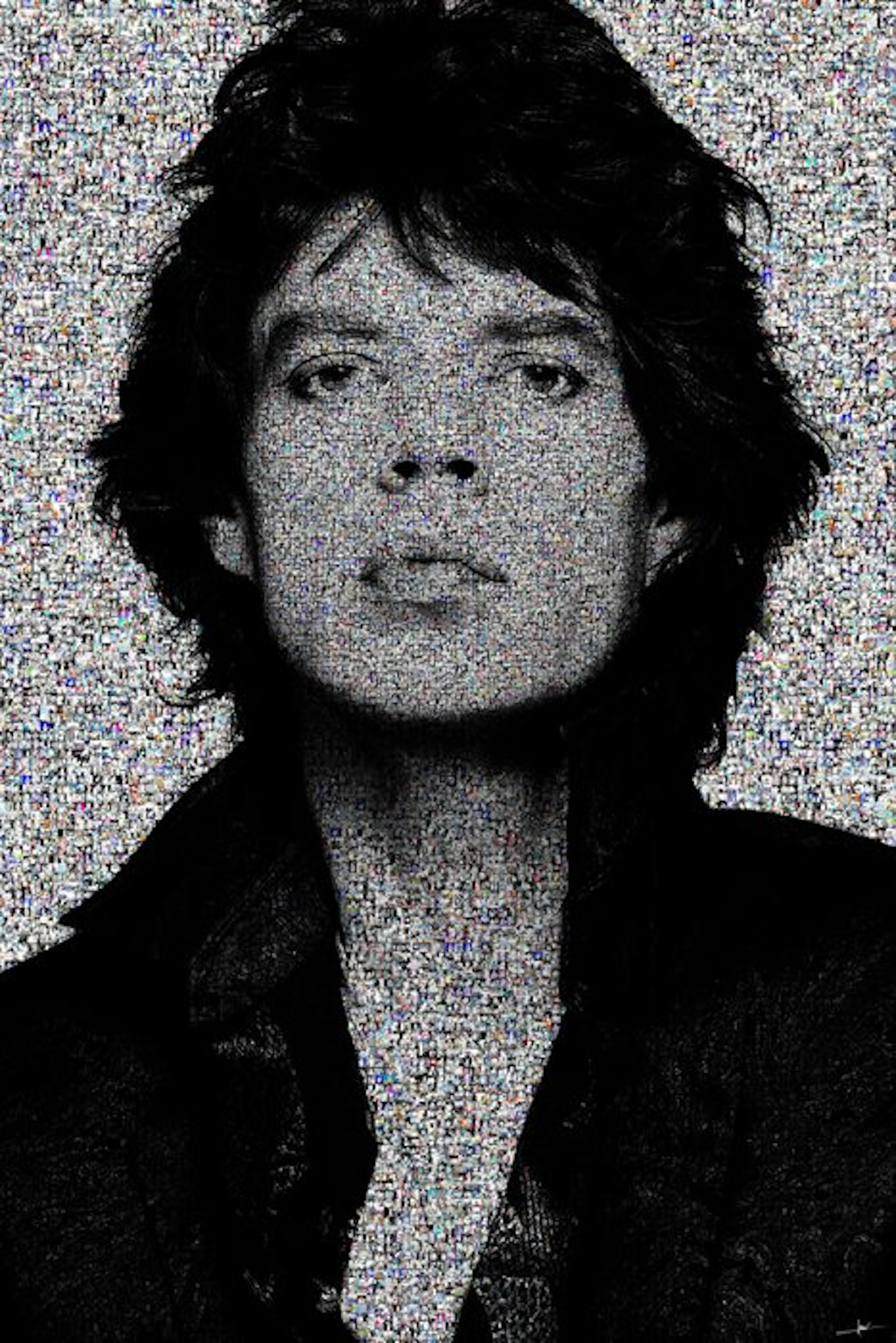 David Law (1967) - Crypto Mick Jagger-NYC-1989 - Format XL 50x75