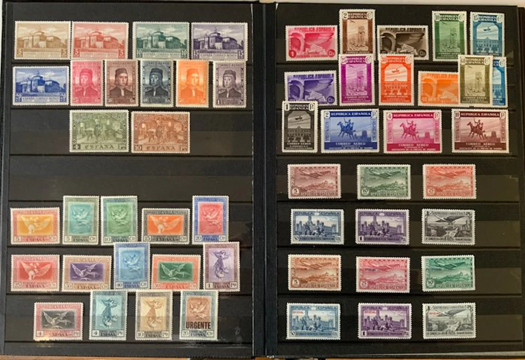 Spain 1930/1931 - Colón + Goya + Press + Panamericanas...
